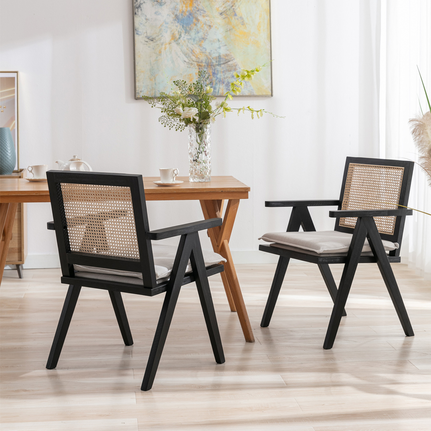 Cross Cane Armchair