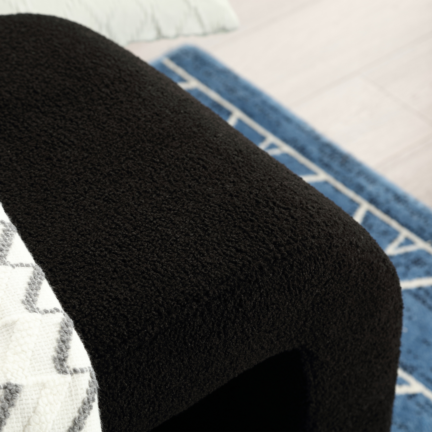 Yeelen Fuzzy Upholstery Bench