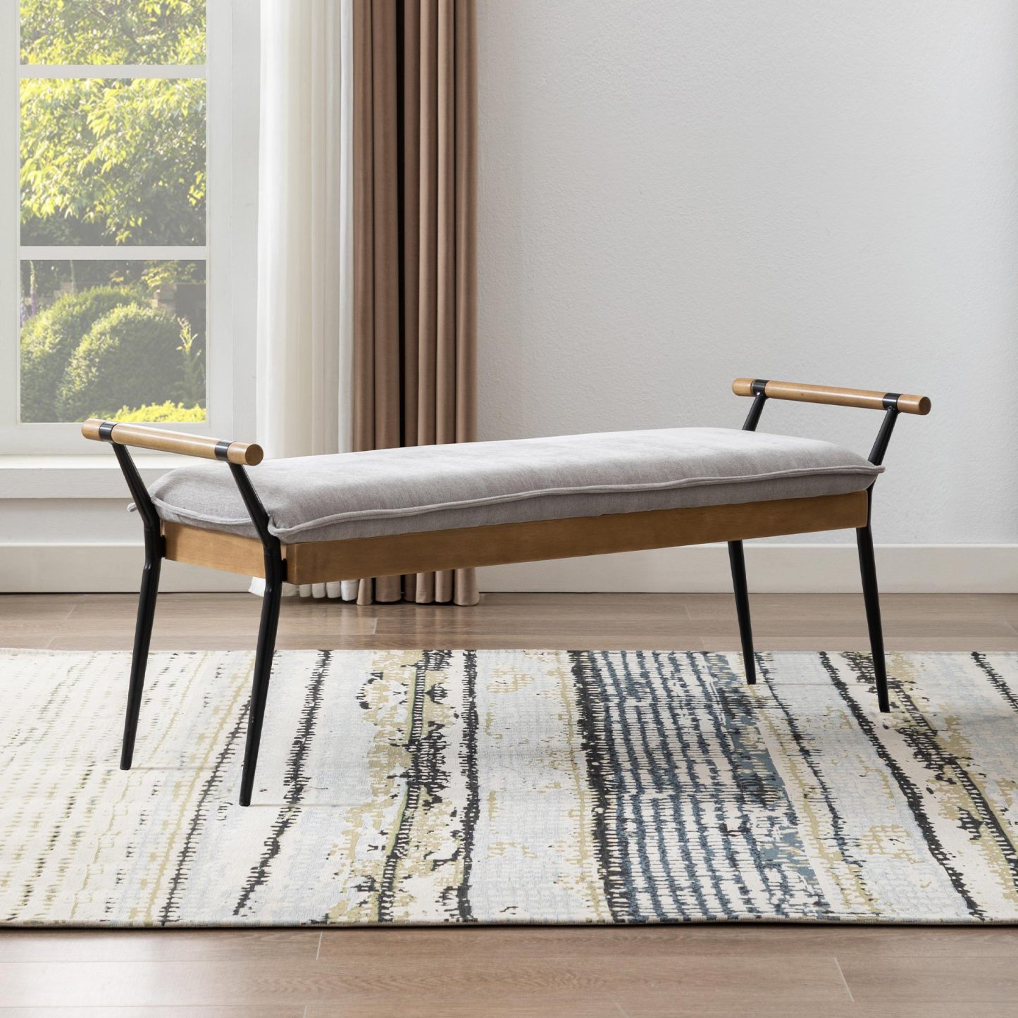 Alvin Upholstered Bench