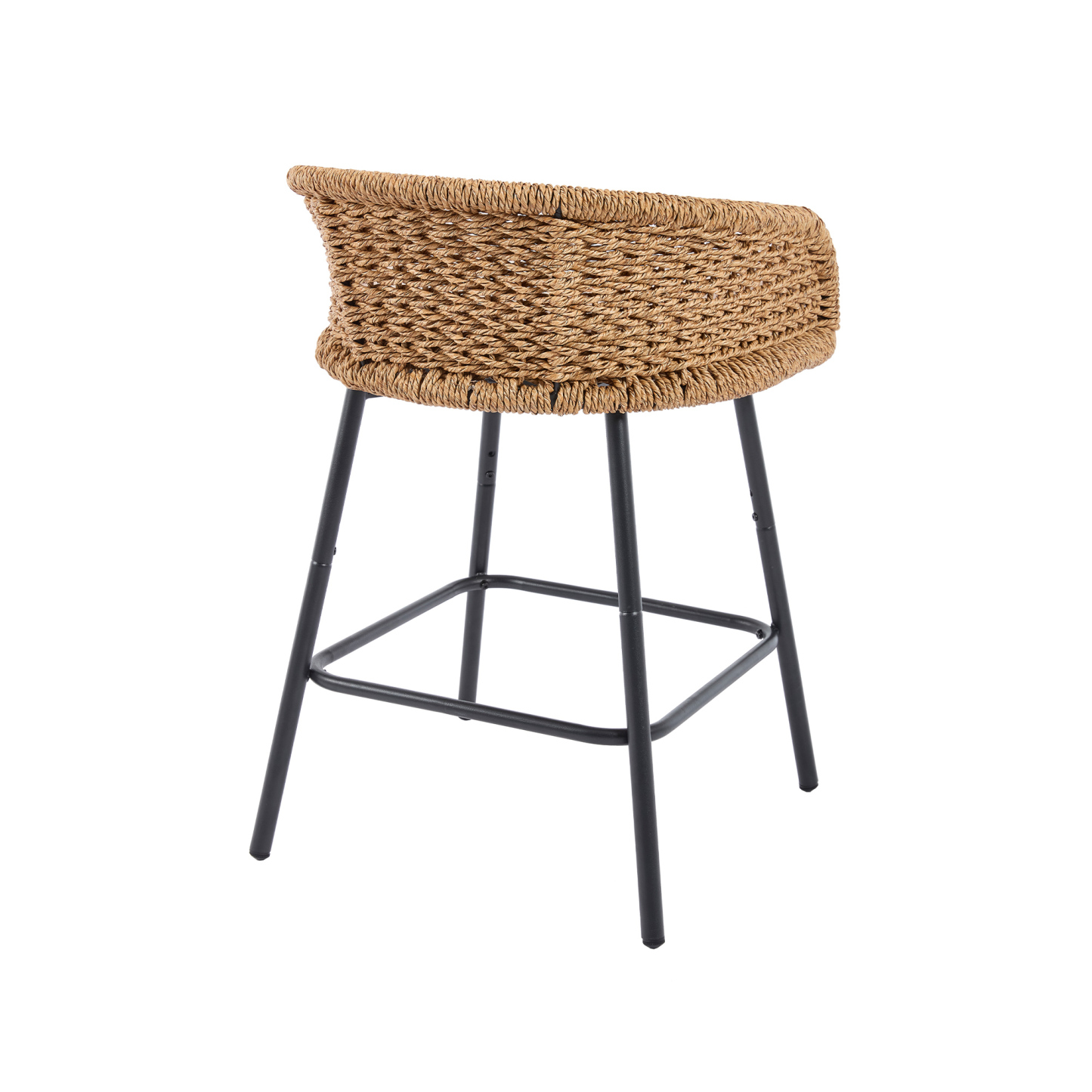 Neil Outdoor Cane Bar Stools (Set of 2)