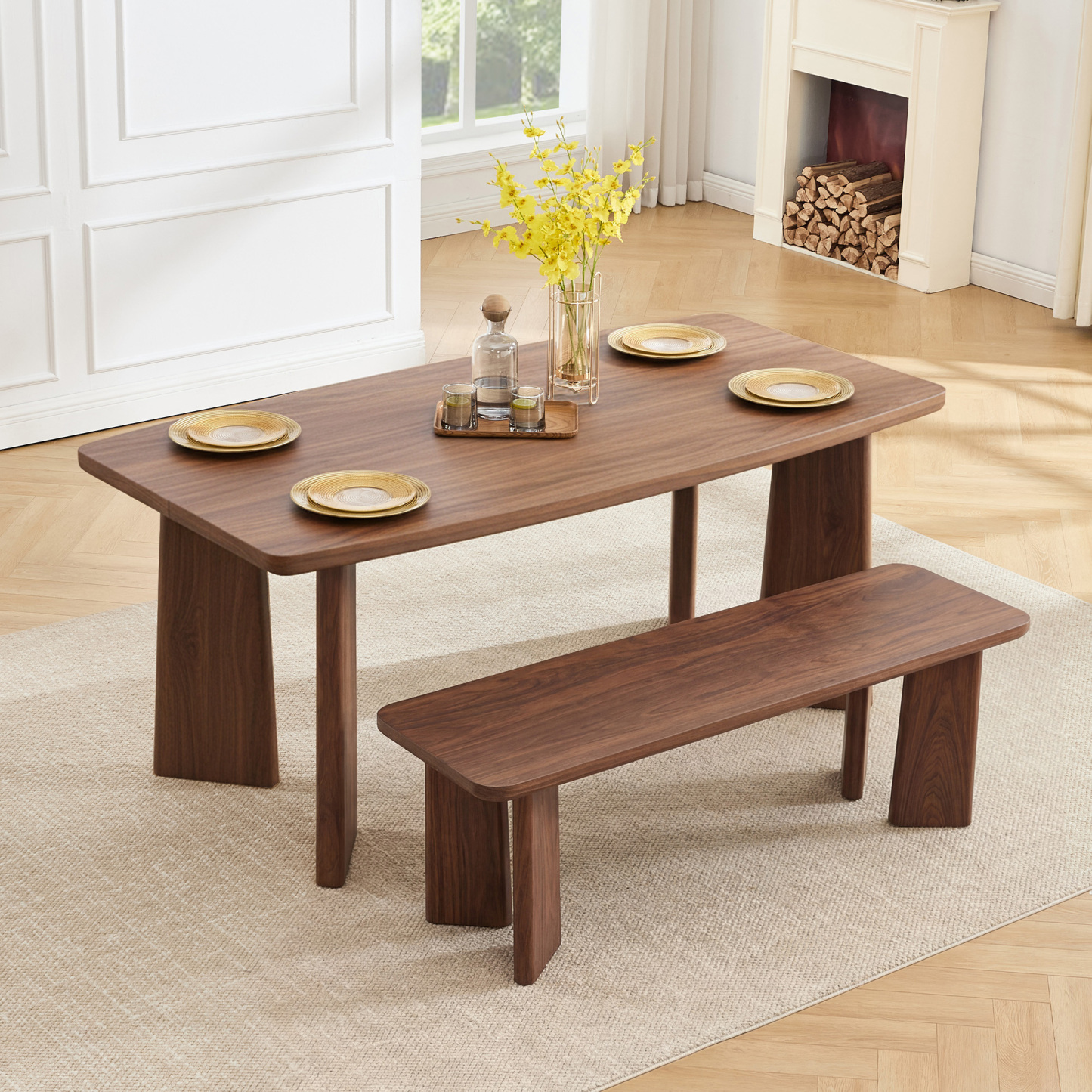 Rectangle Dining Table Set