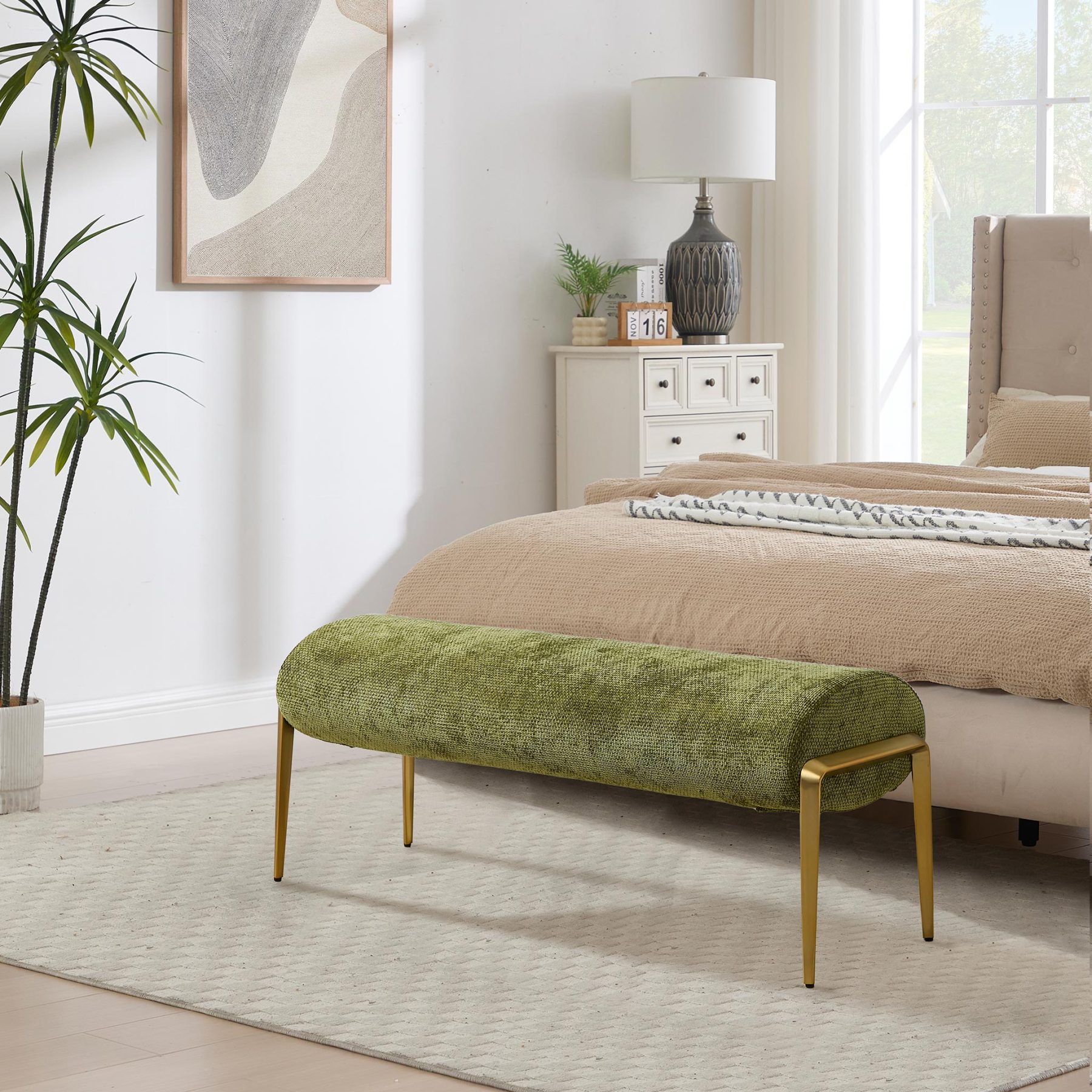 Berlin Chenille Bench