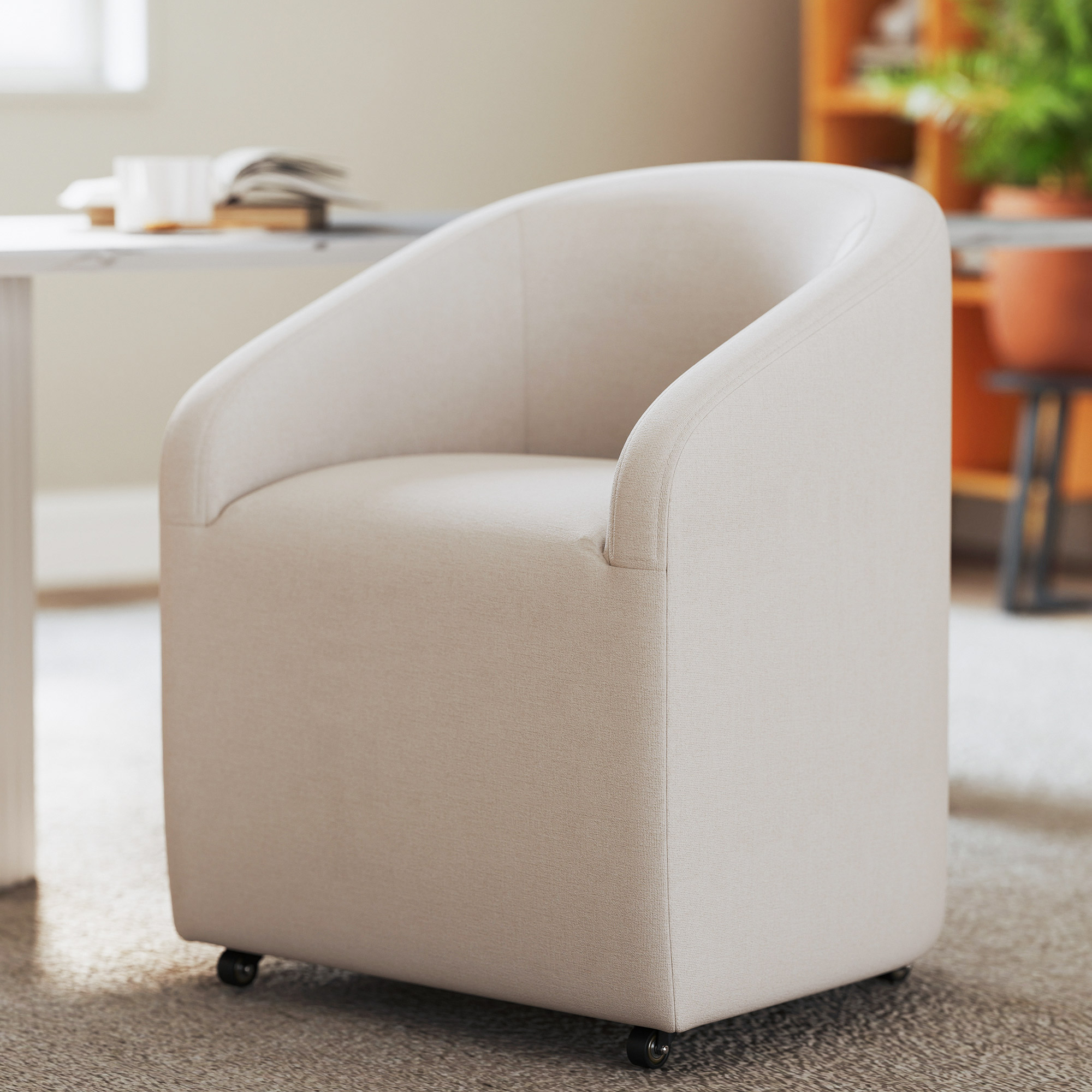 Troy Rolling Dining Chair