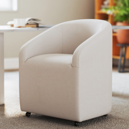 Troy Rolling Dining Chair