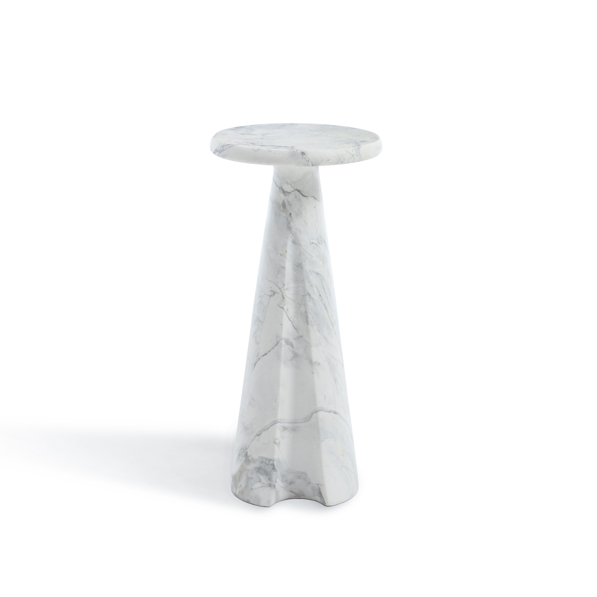 Lauren Cultured Marble Side Table