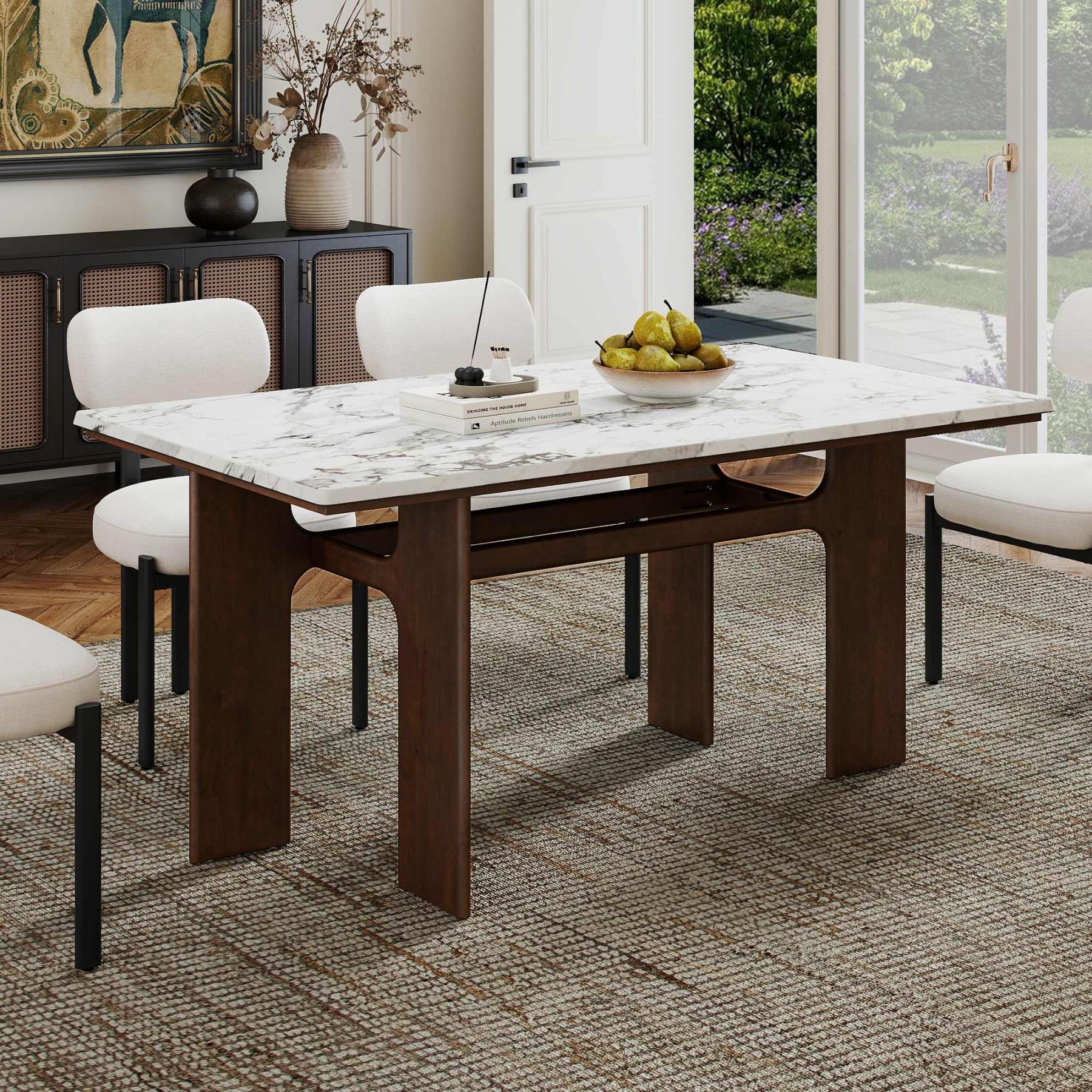Alex 63'' Rectangle Dining Table Set