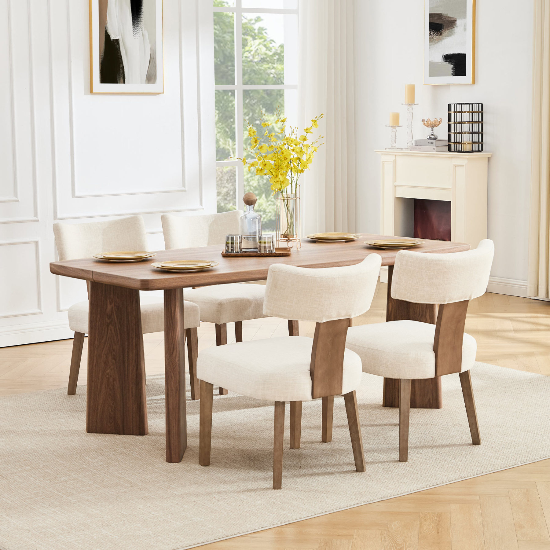71 '' Rectangle Dining Table Set