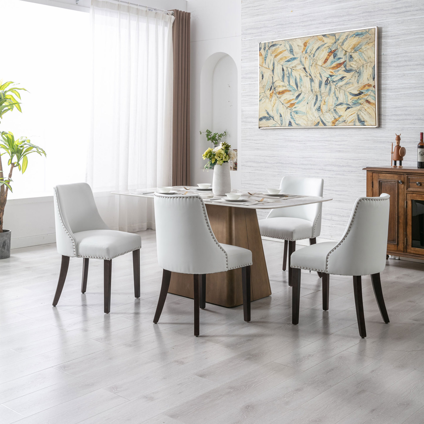 Eloise Linen Dining Chairs (Set of 2)