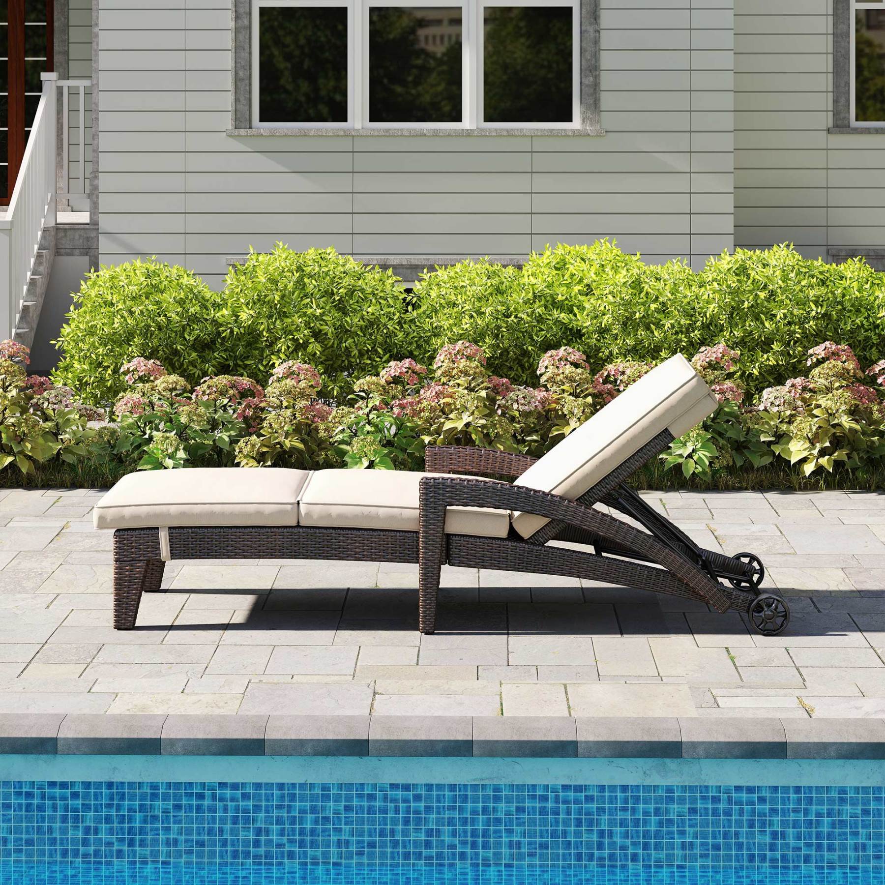 Brich Outdoor Chaise Lounge (Set of 2)