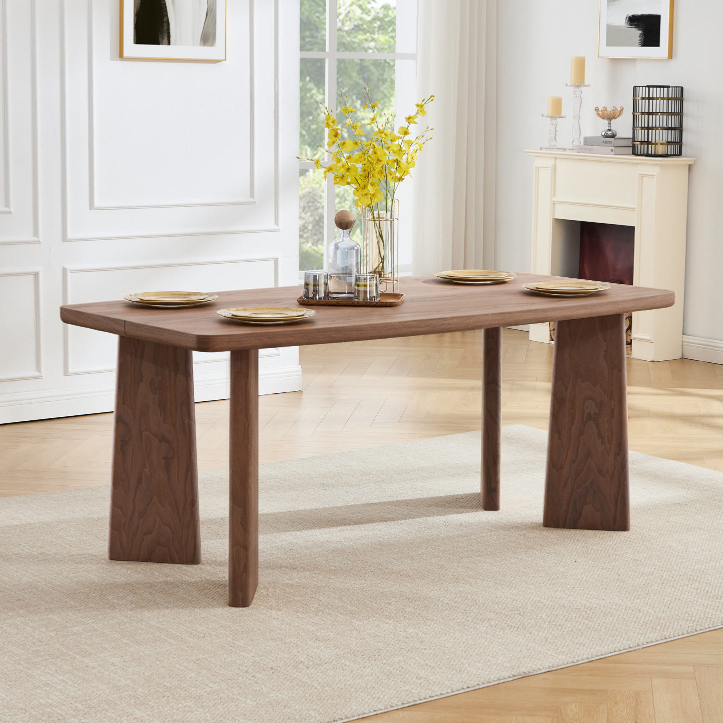 Rectangle Dining Table 71''