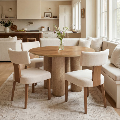 Payson Round Dining Table With Chairs Set