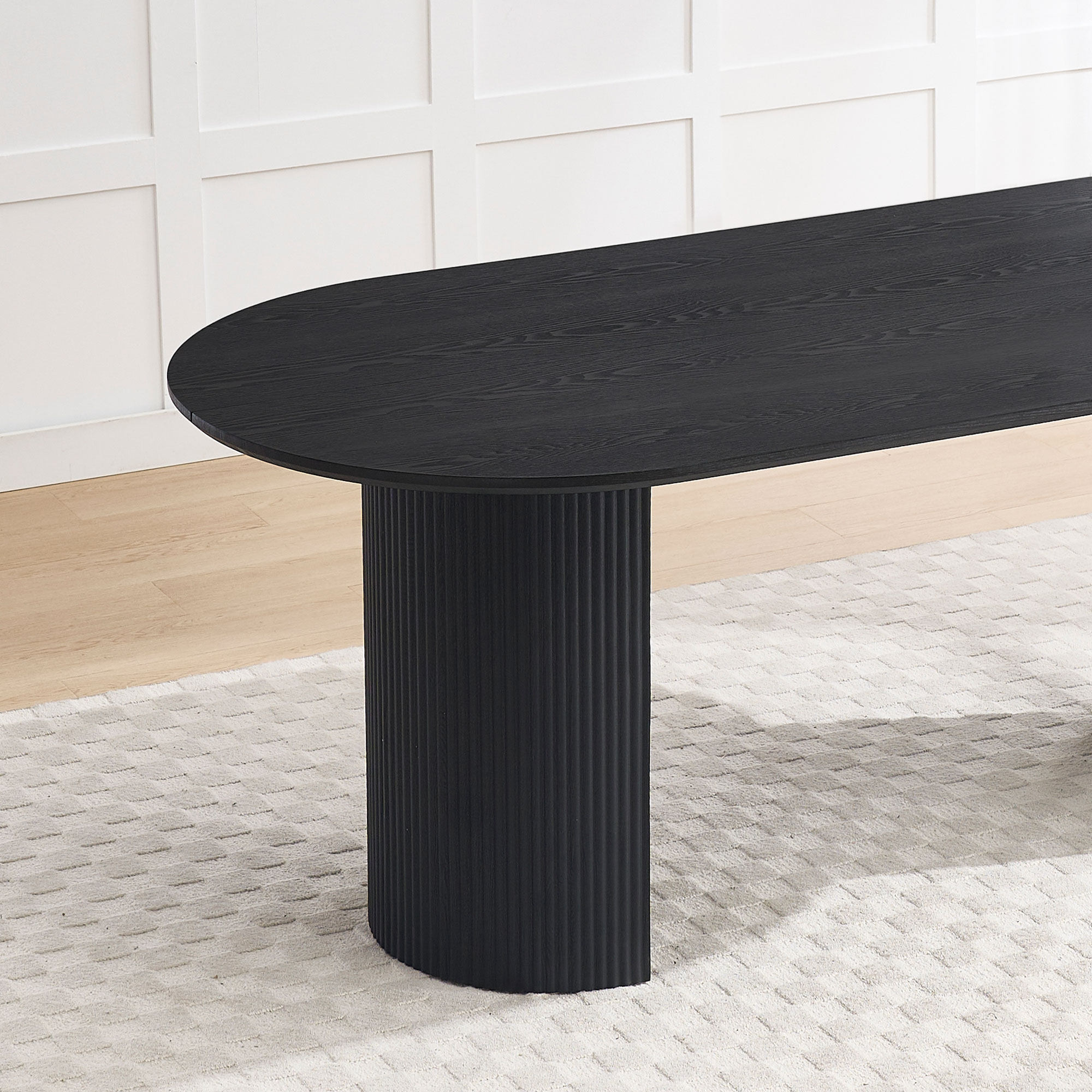 Mateo Oval Dining Table With Dove Chairs Set