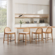 Salem Rattan Bar Stools (Set of 2)