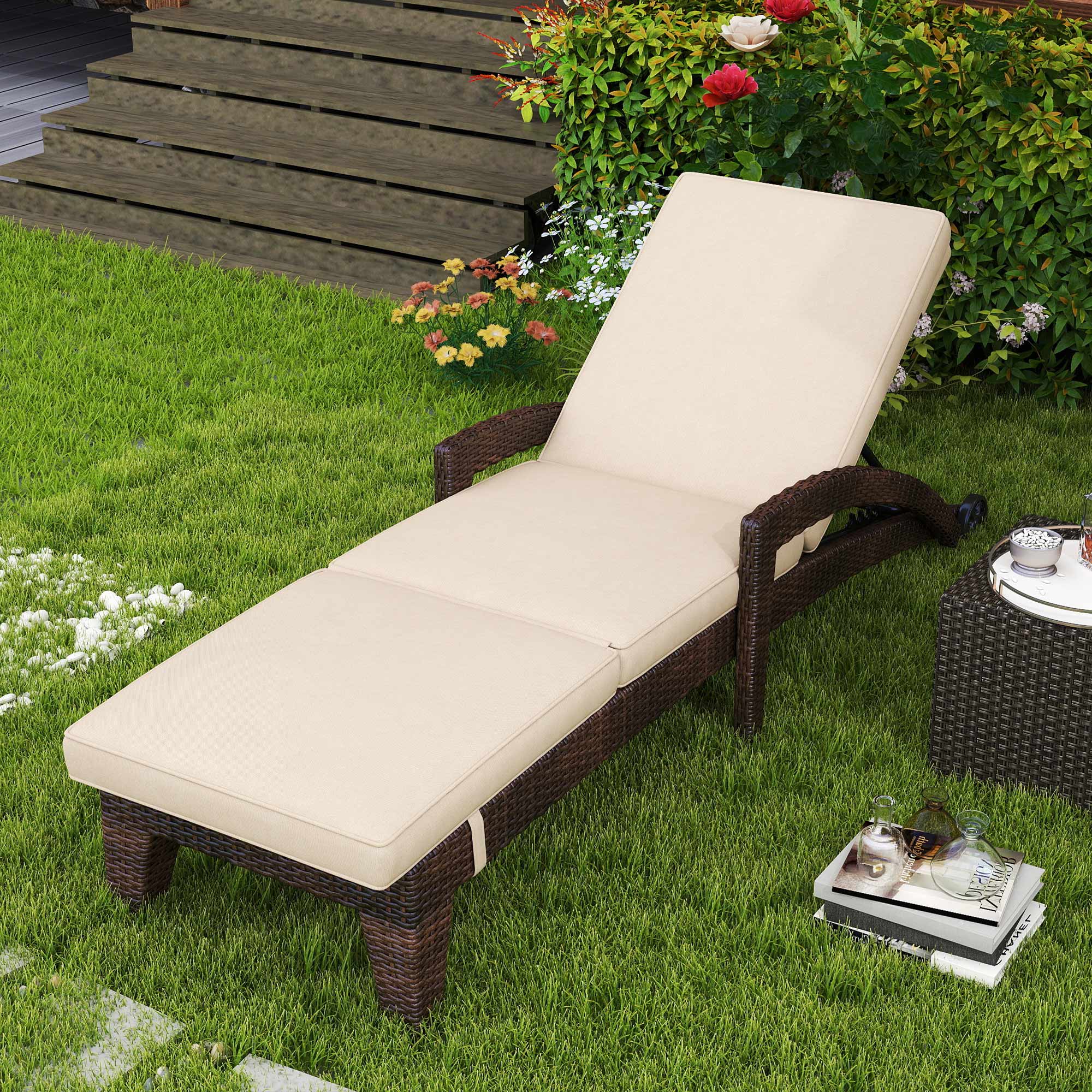 Brich Outdoor Chaise Lounge (Set of 2)
