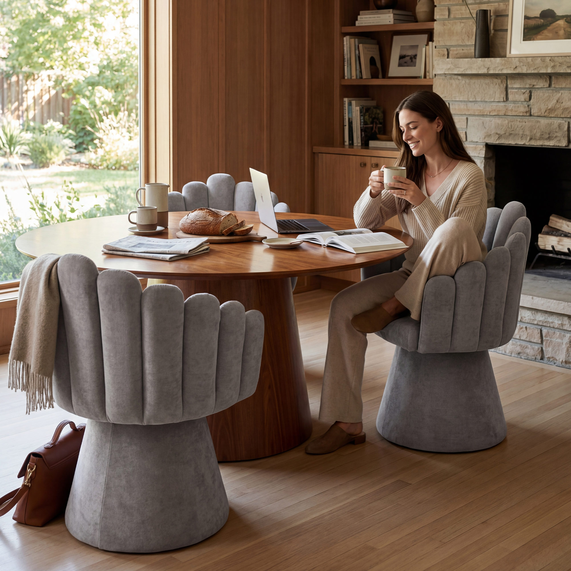 Winnie Swivel Dining Chair