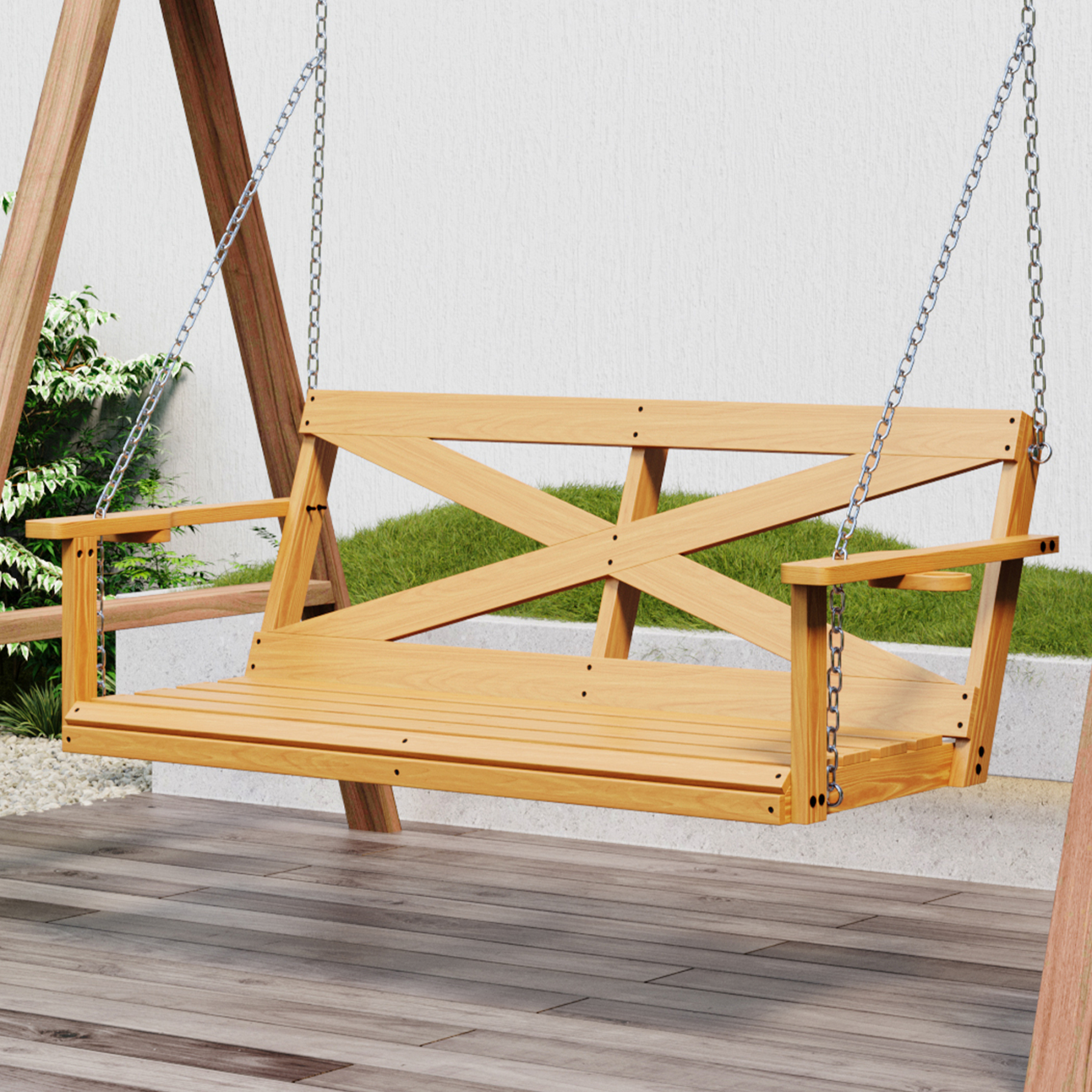Folu Wood Outdoor Swing