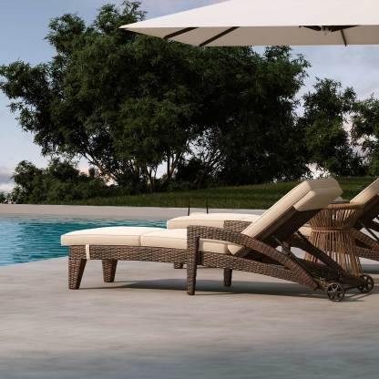 Brich Outdoor Chaise Lounge (Set of 2)