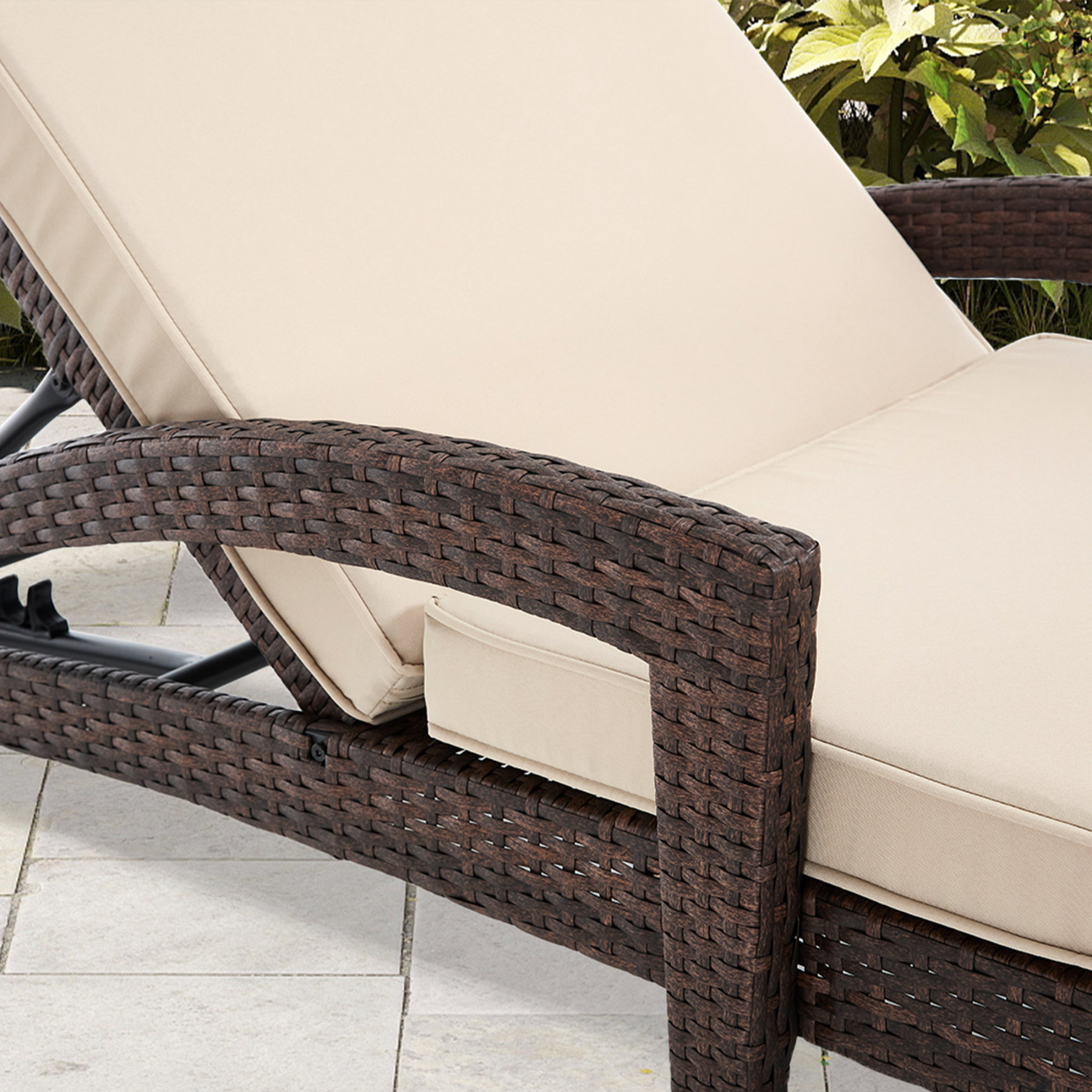 Brich Outdoor Chaise Lounge (Set of 2)