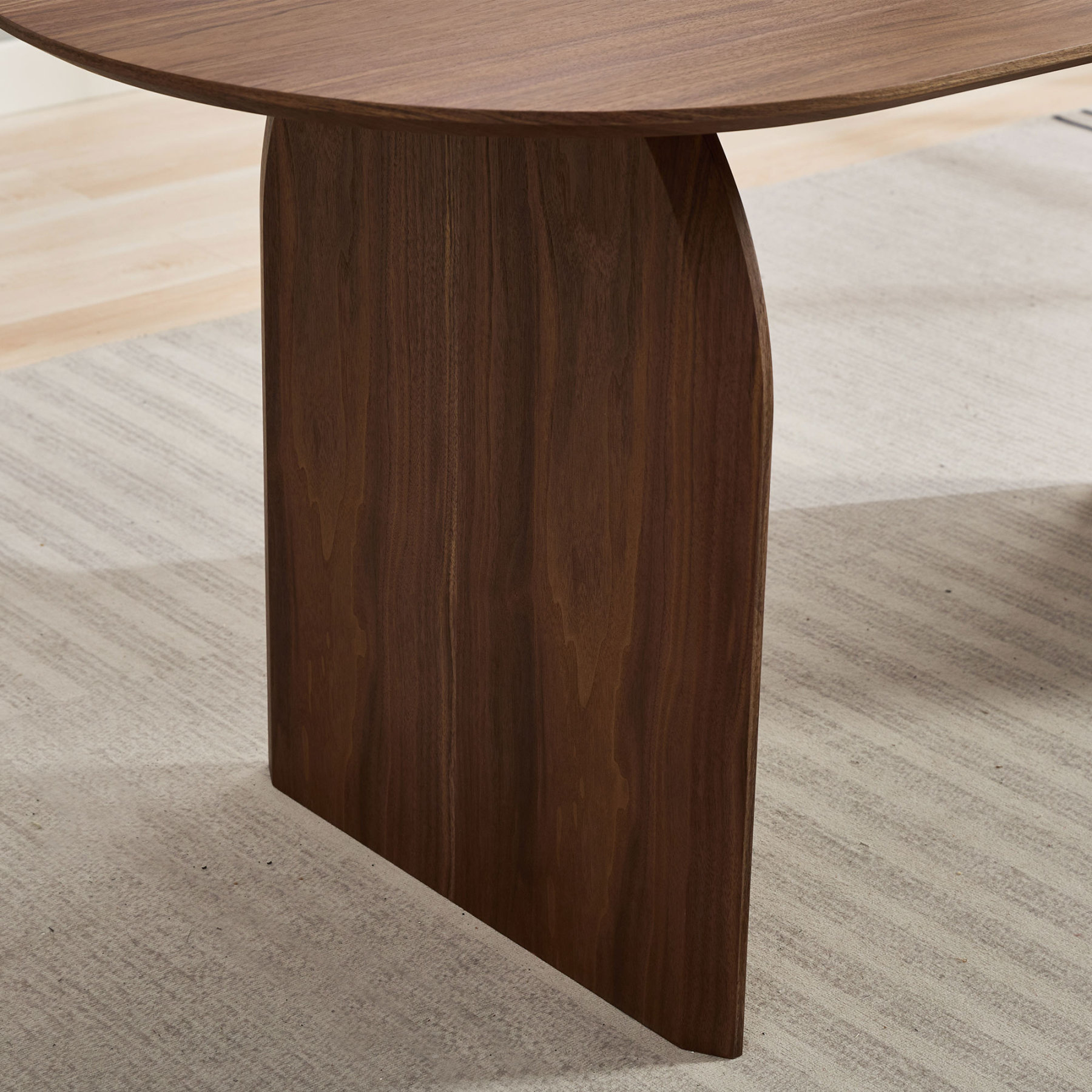 Birch Oval Dining Table Set