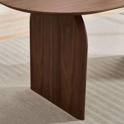 Birch Oval Dining Table Set