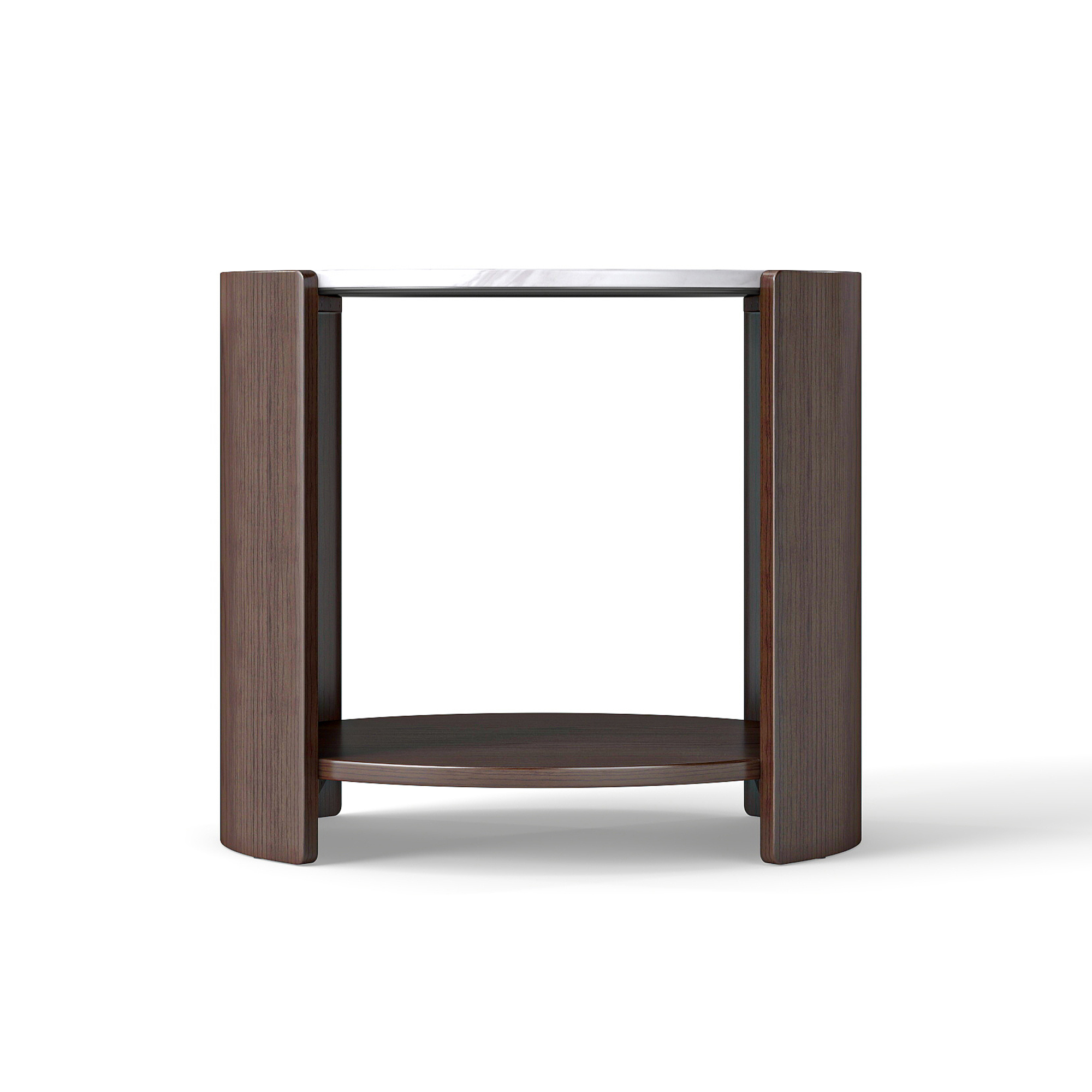Gia Cultured Marble Side Table