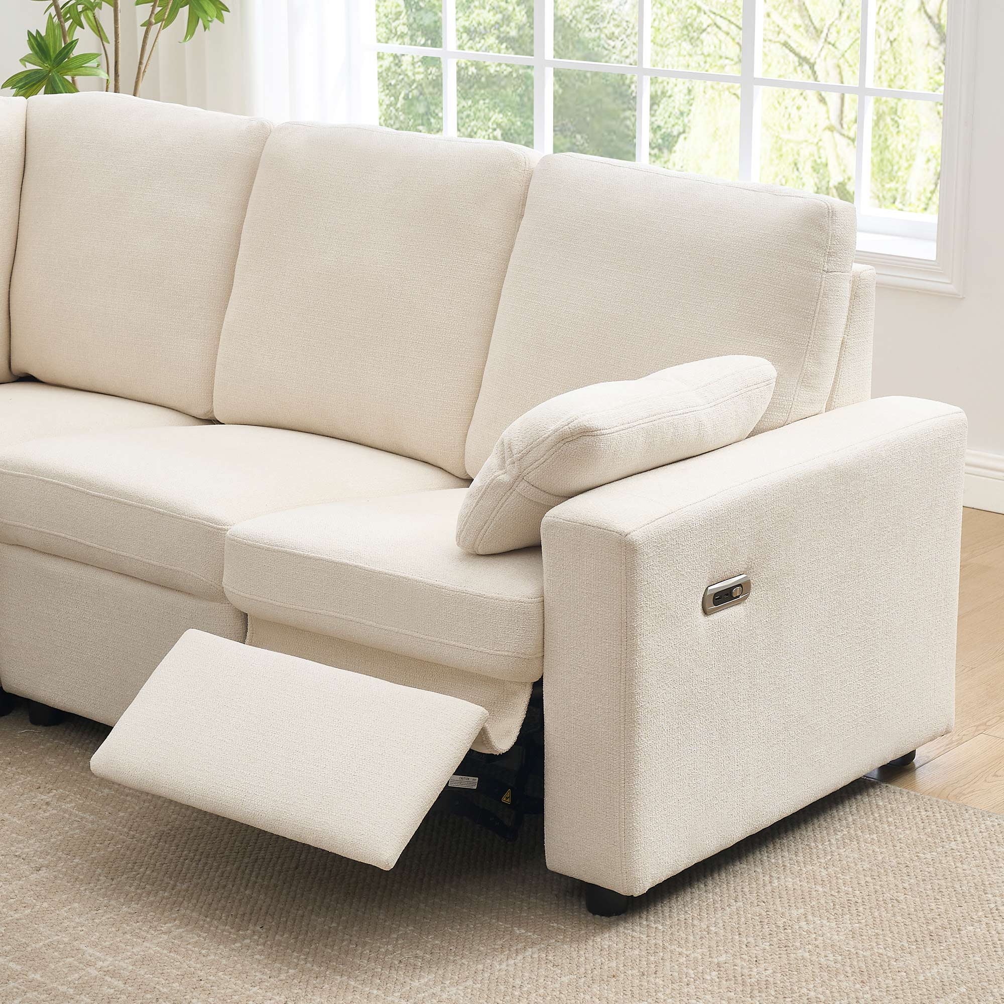 Levi Reclining Sectional Sofa With Storage