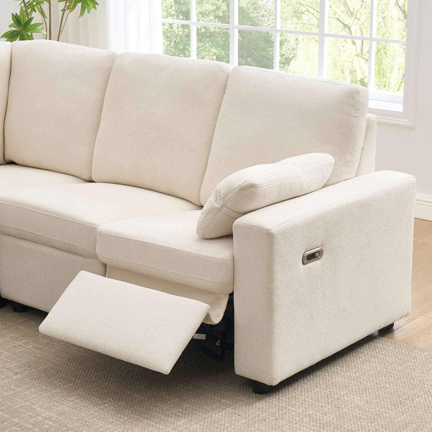 Levi Reclining Sectional Sofa With Storage