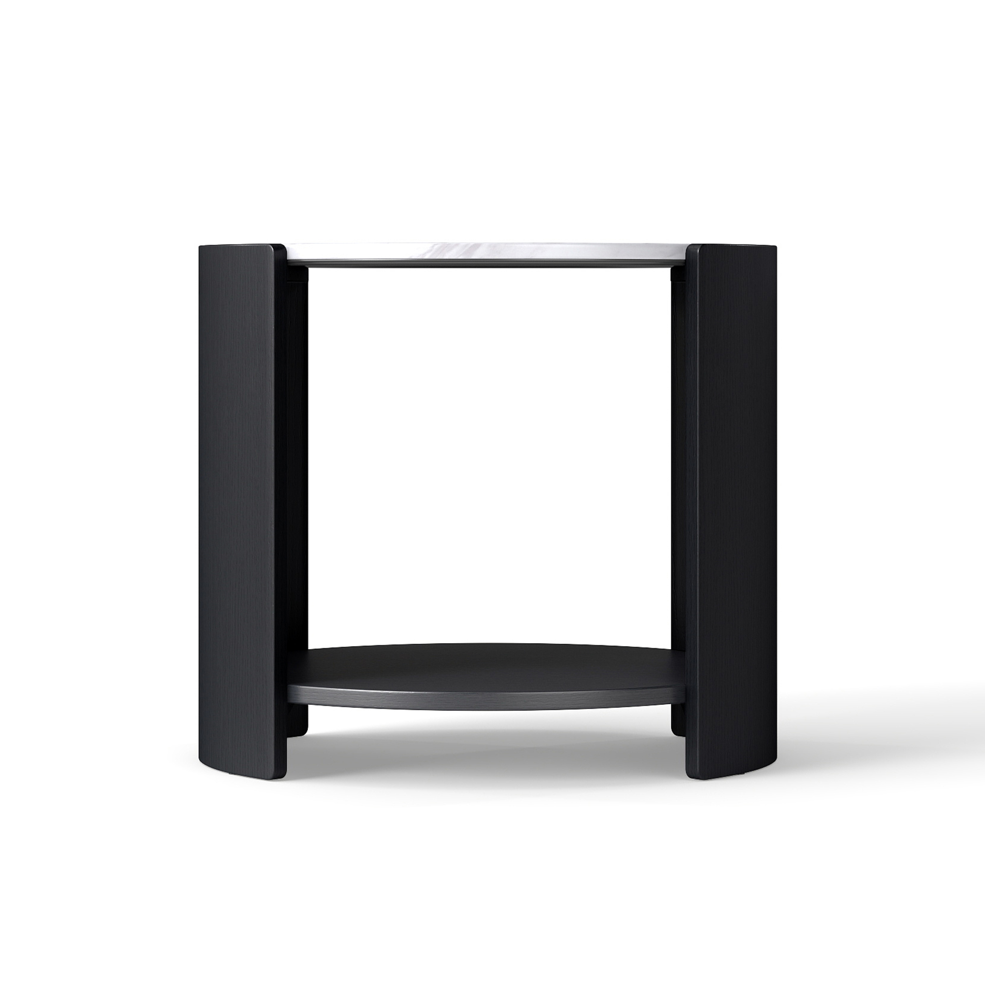 Gia Cultured Marble Side Table