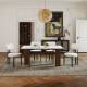 Alex Rectangle Dining Table 63''