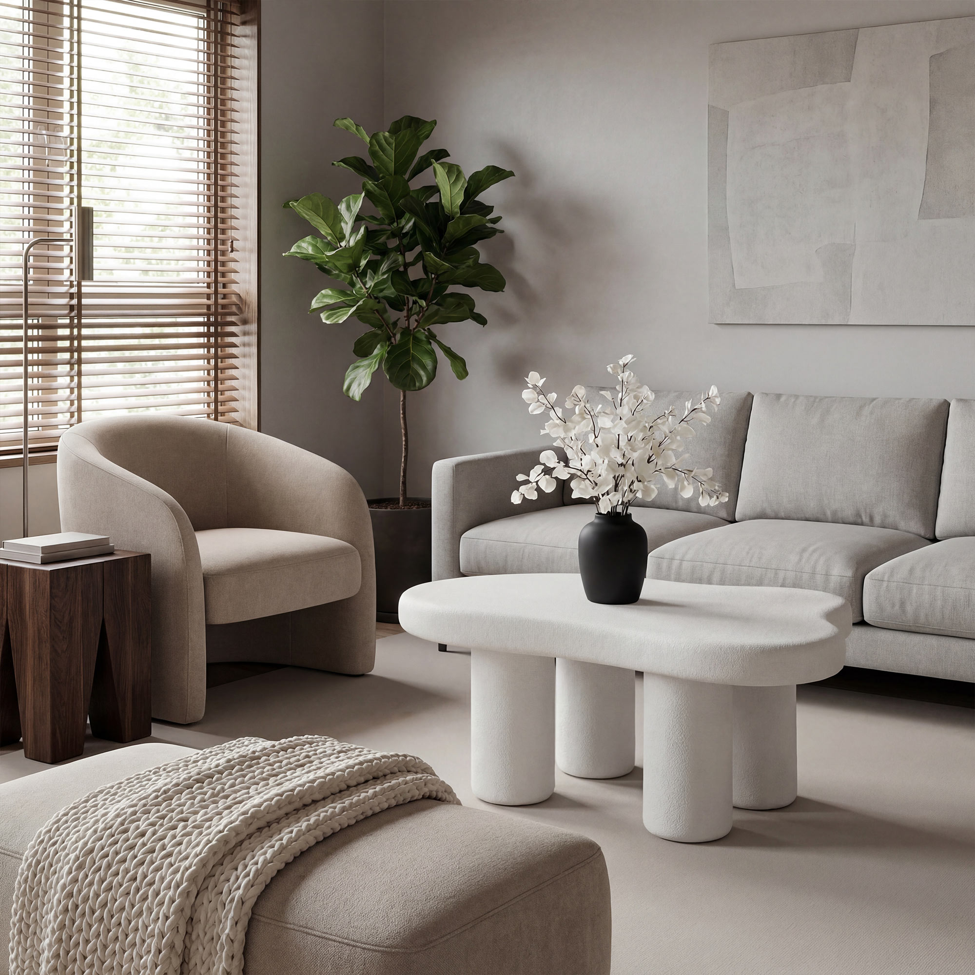 Olivia Cloud Affordable Coffee Table – Modern Design | DAYALANE