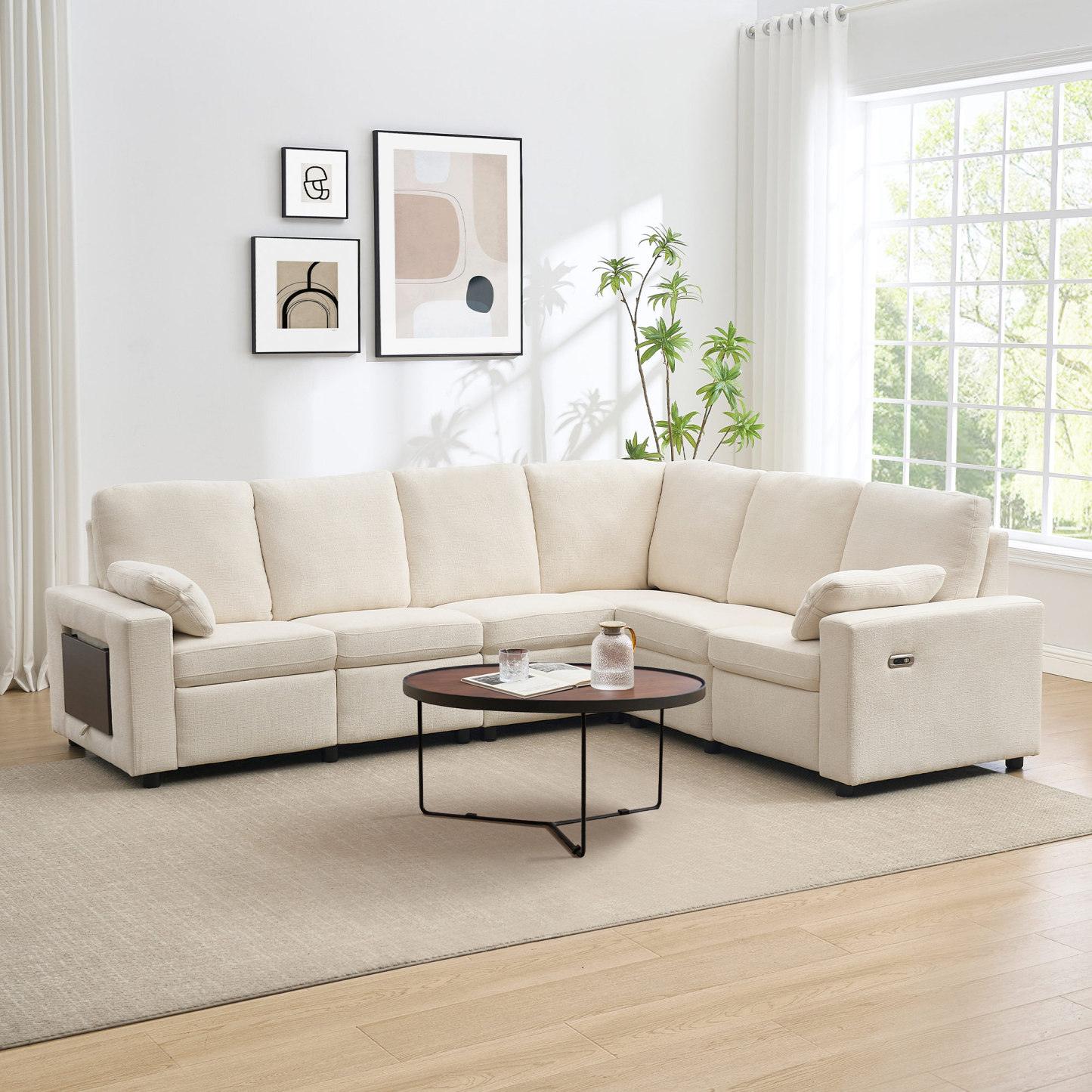 Levi Reclining Sectional Sofa With Storage