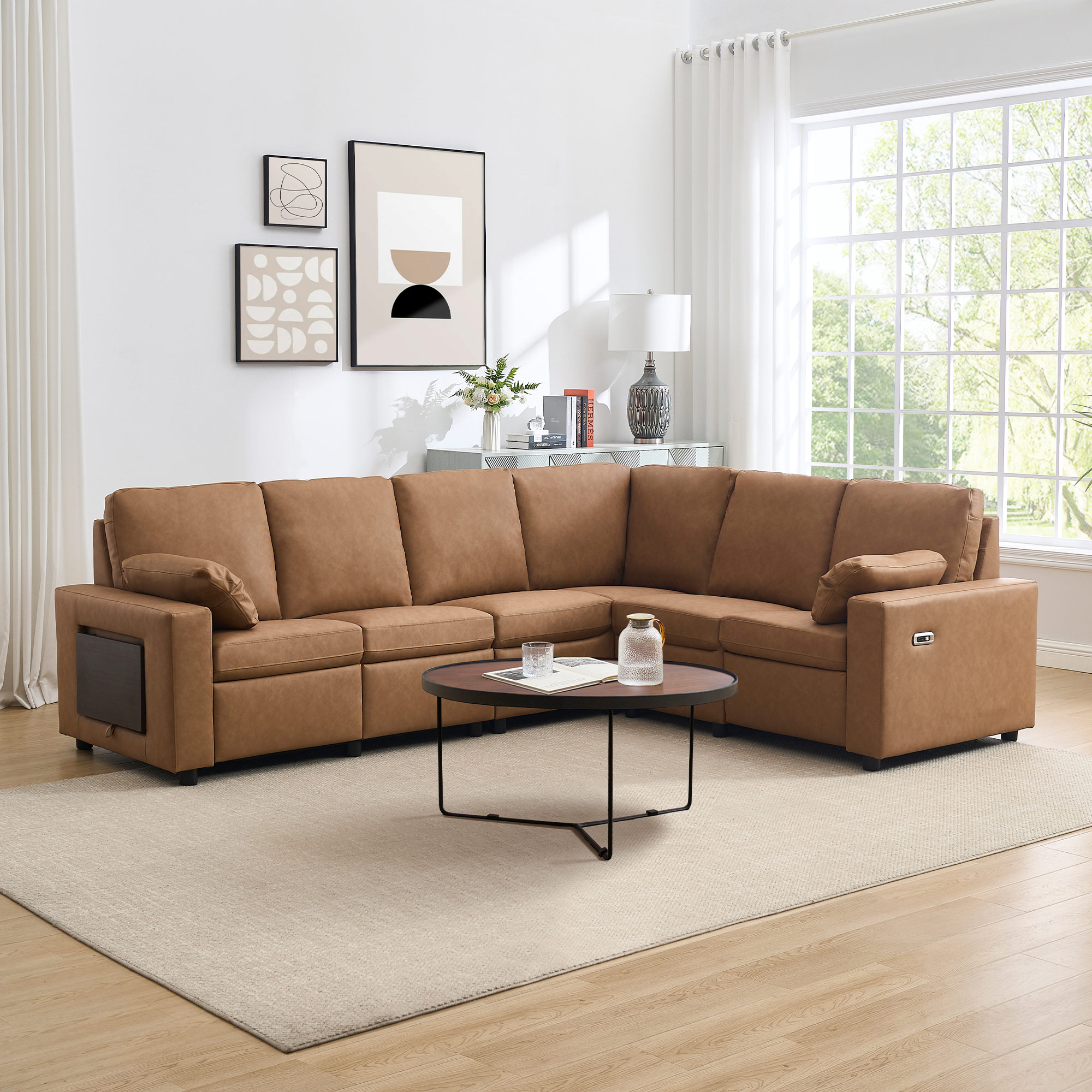 Levi Reclining Sectional Sofa With Storage