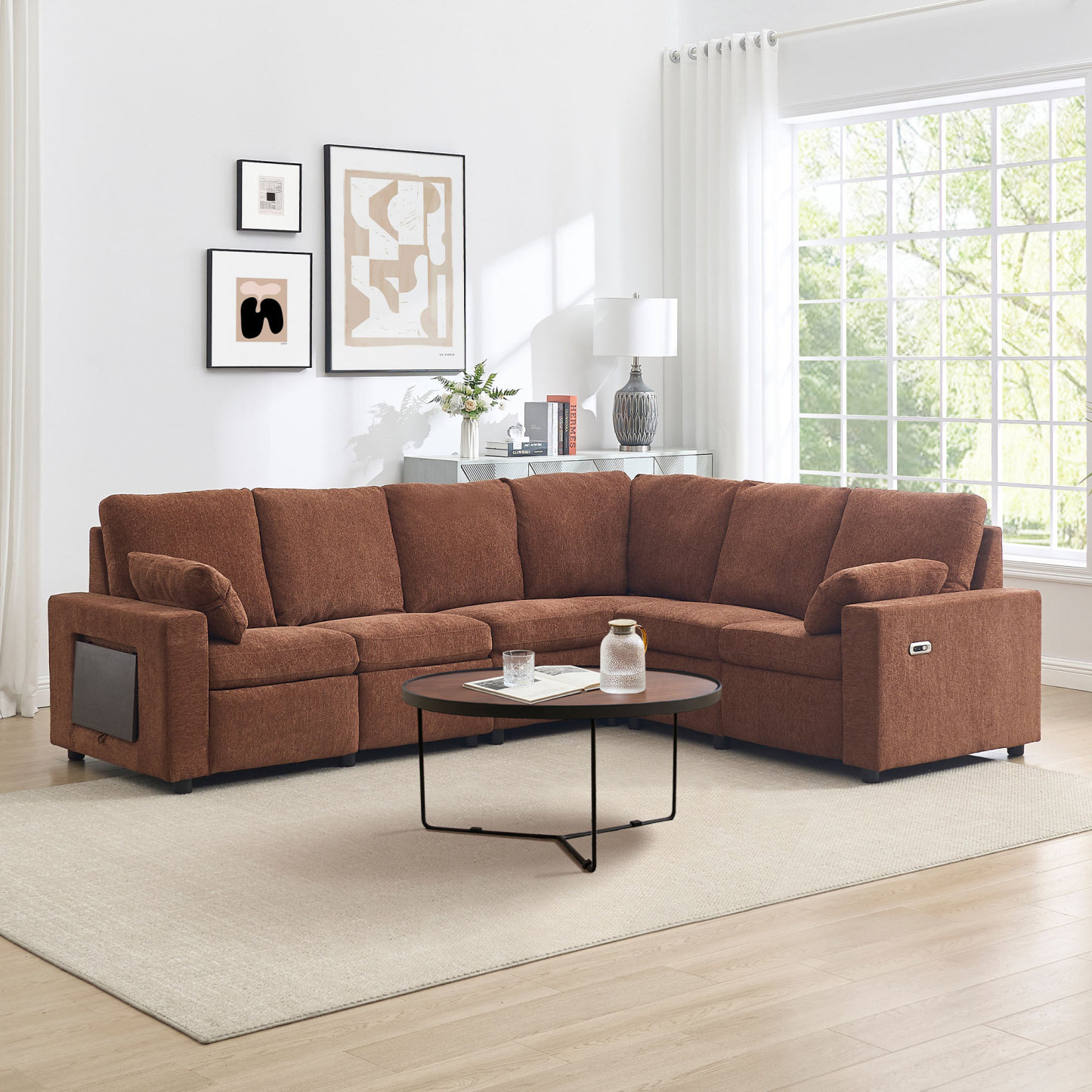 Levi Reclining Sectional Sofa With Storage