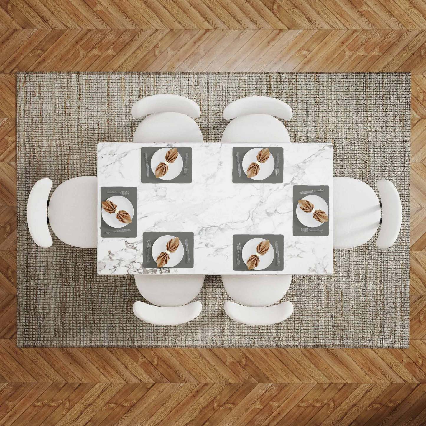 Alex 63'' Rectangle Dining Table Set