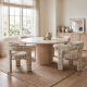 Dove Modern Upholstered Dining Chair-