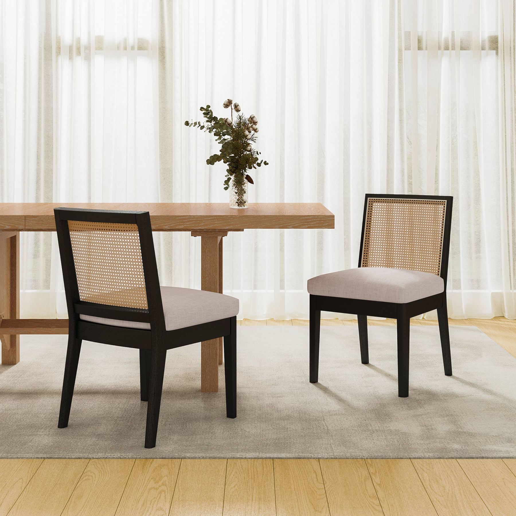 Flex Extendable Dining Table Set 54"-72"