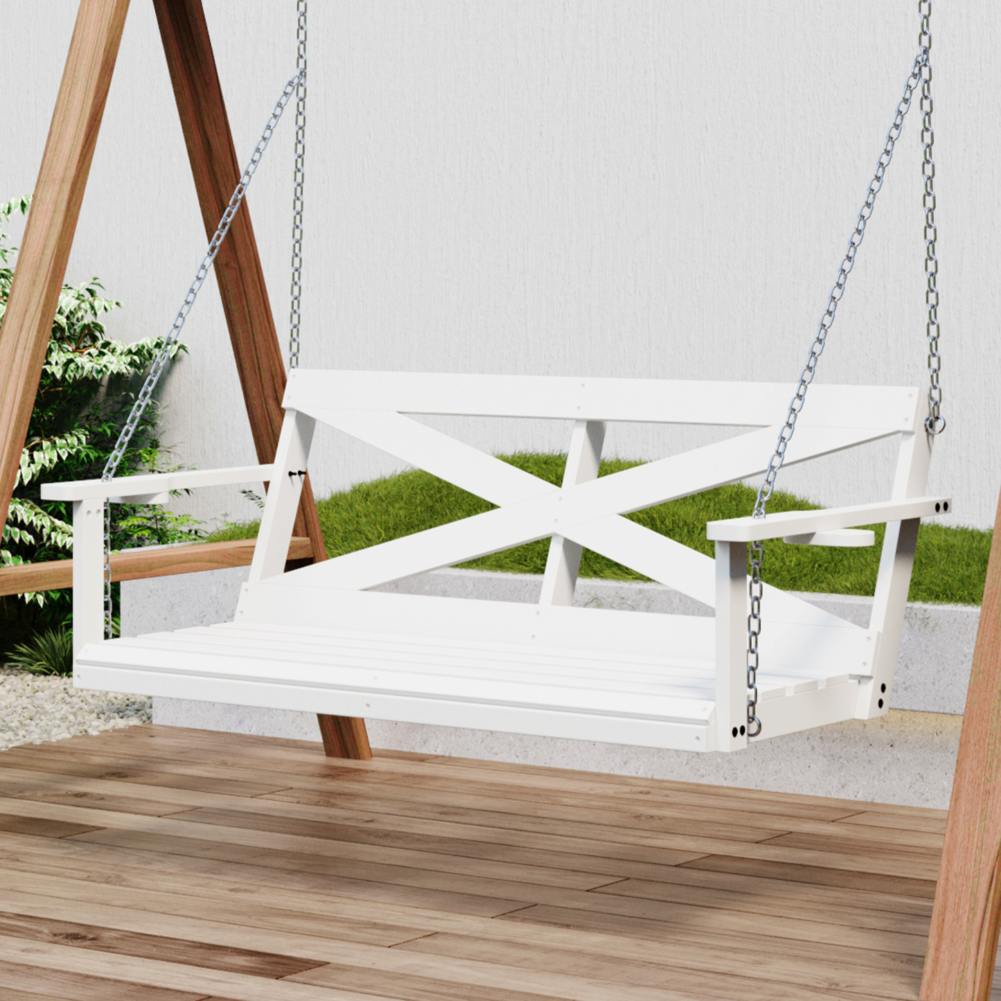 Folu Wood Outdoor Swing