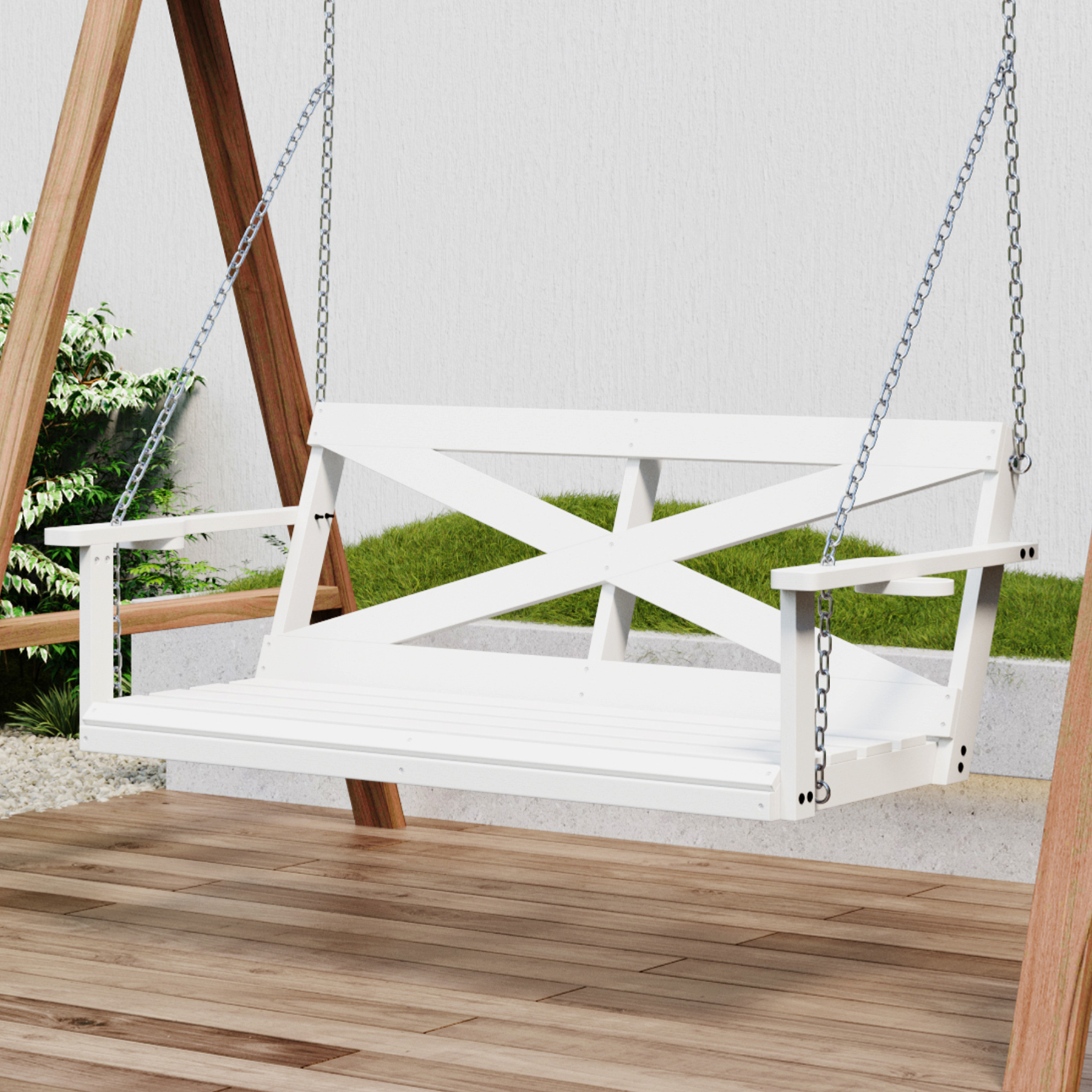 Folu Wood Outdoor Swing