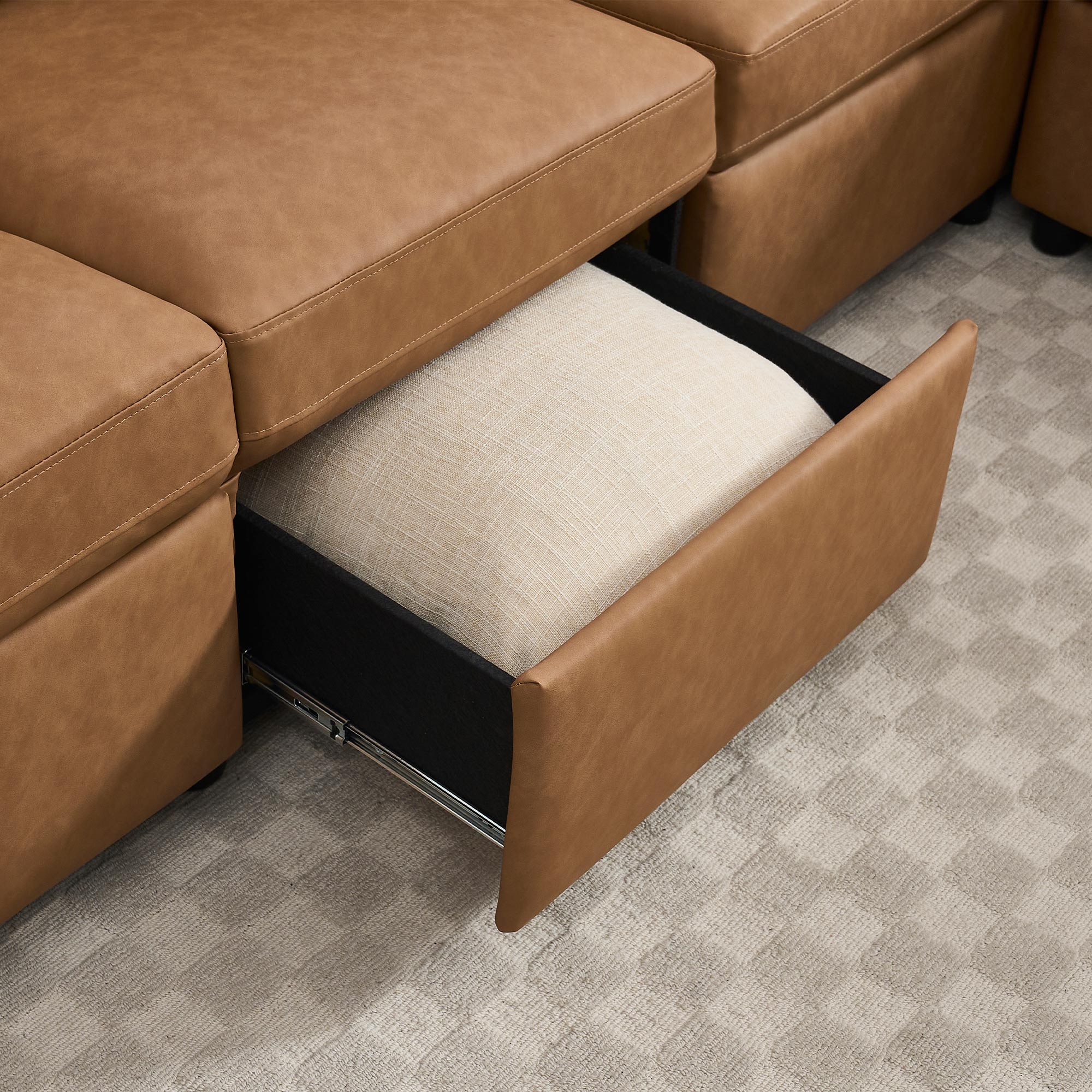 Levi Reclining Sectional Sofa With Storage