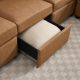 Levi Reclining Sectional Sofa With Storage