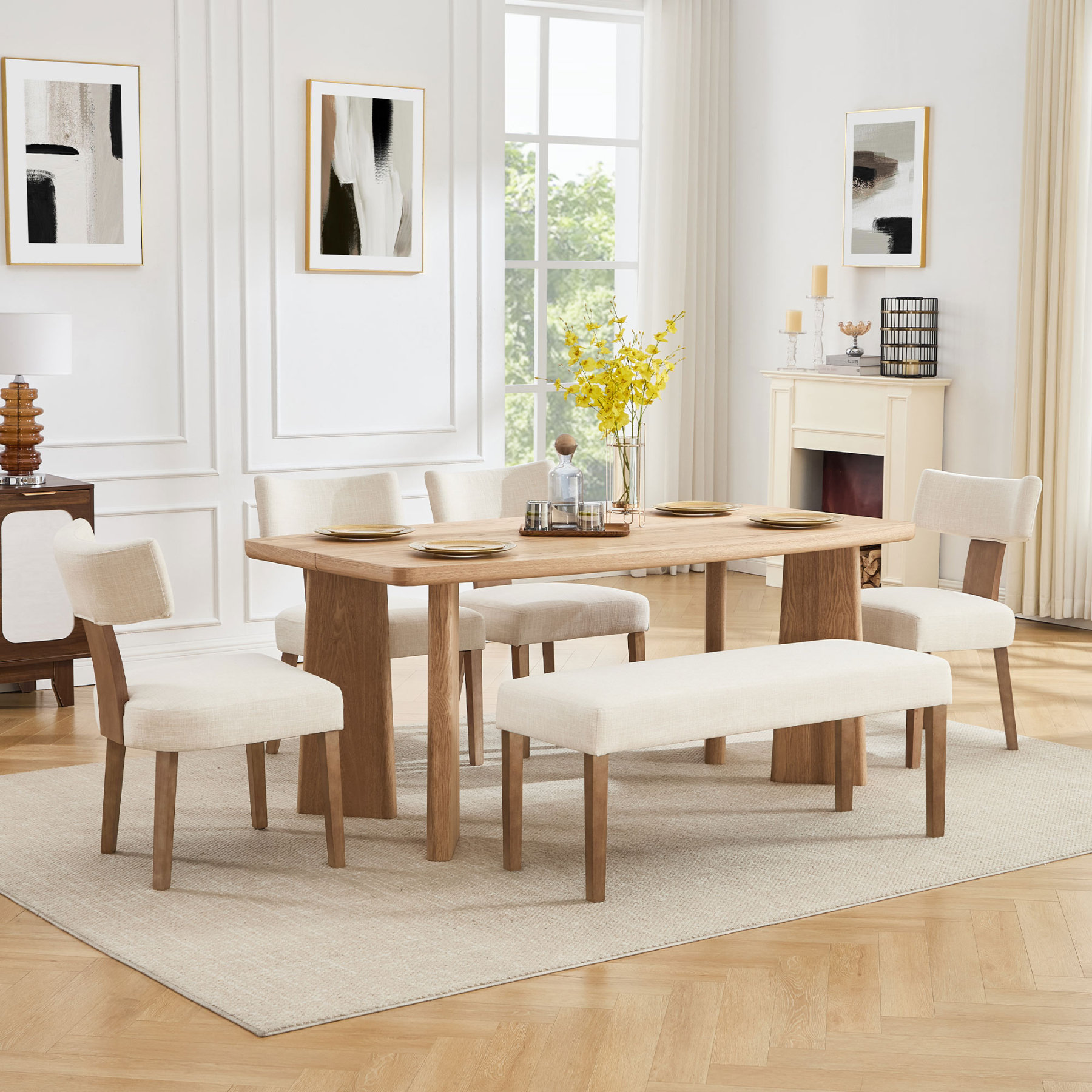 71 '' Rectangle Dining Table Set