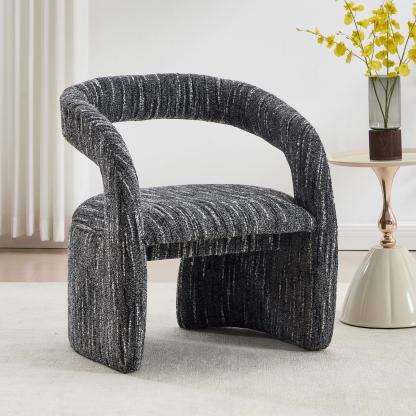 Eva Accent Chair with Ottoman