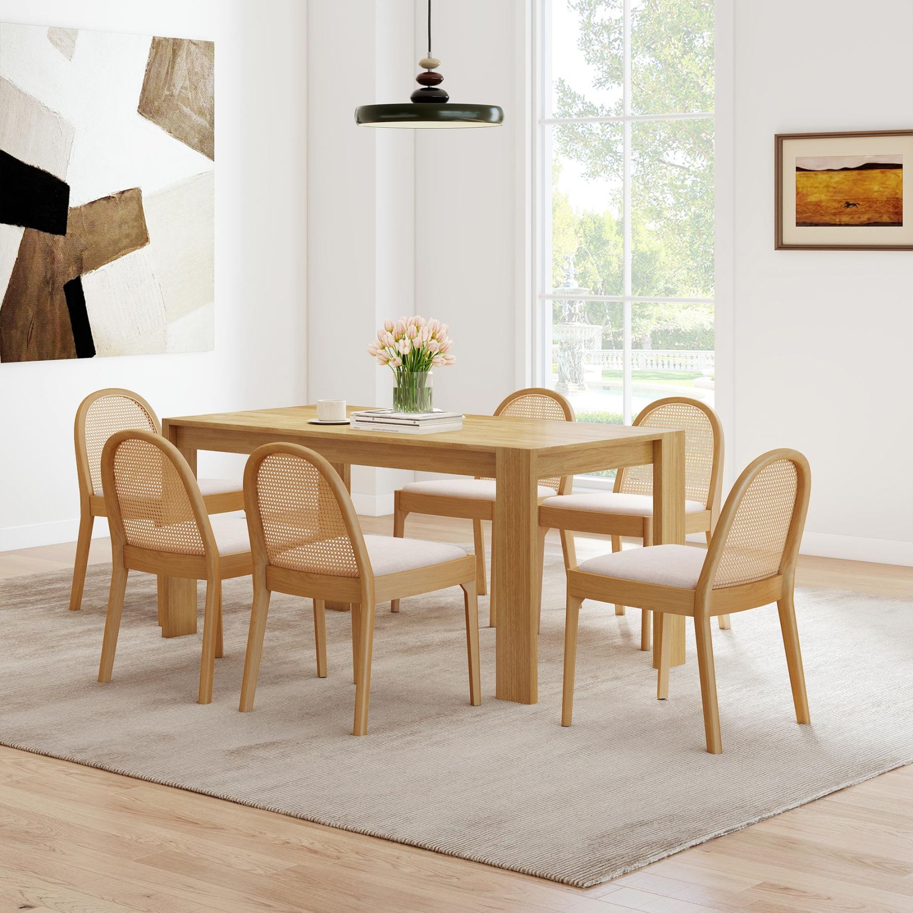 Mason Dining Table Set For 4-6