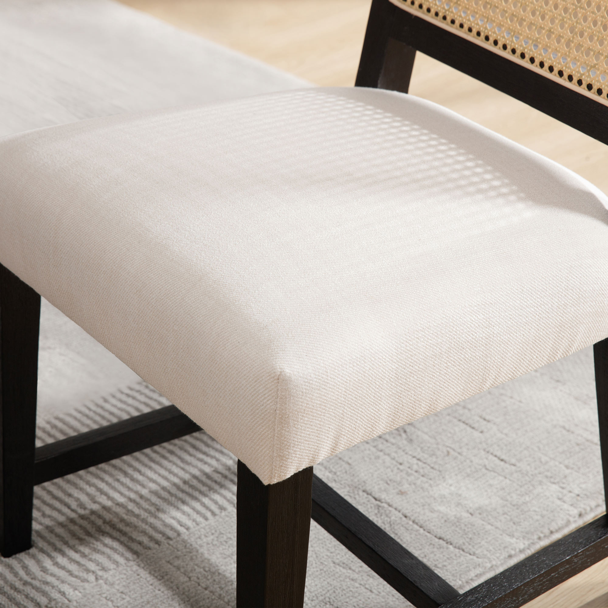 Harvey Cane Back Dining Chairs (Set of 2)