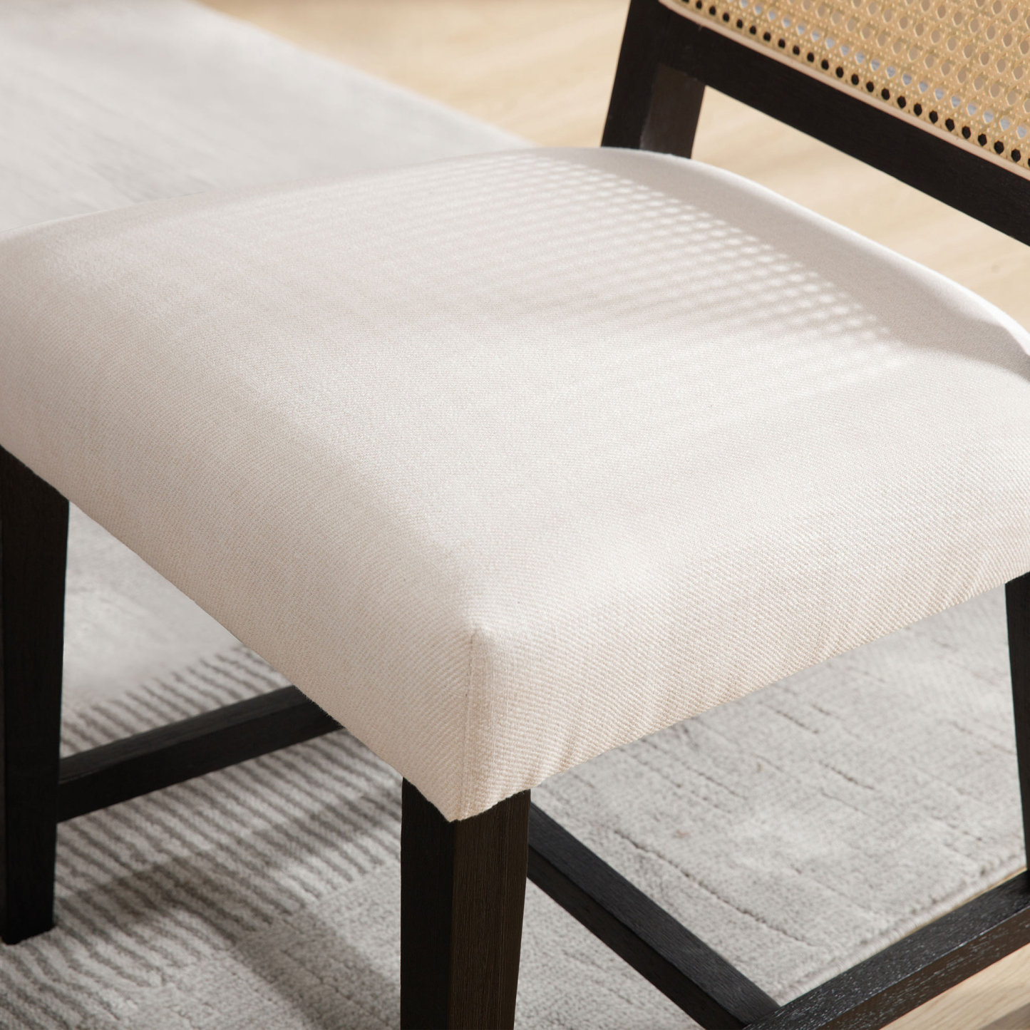 Harvey Cane Back Dining Chairs (Set of 2)