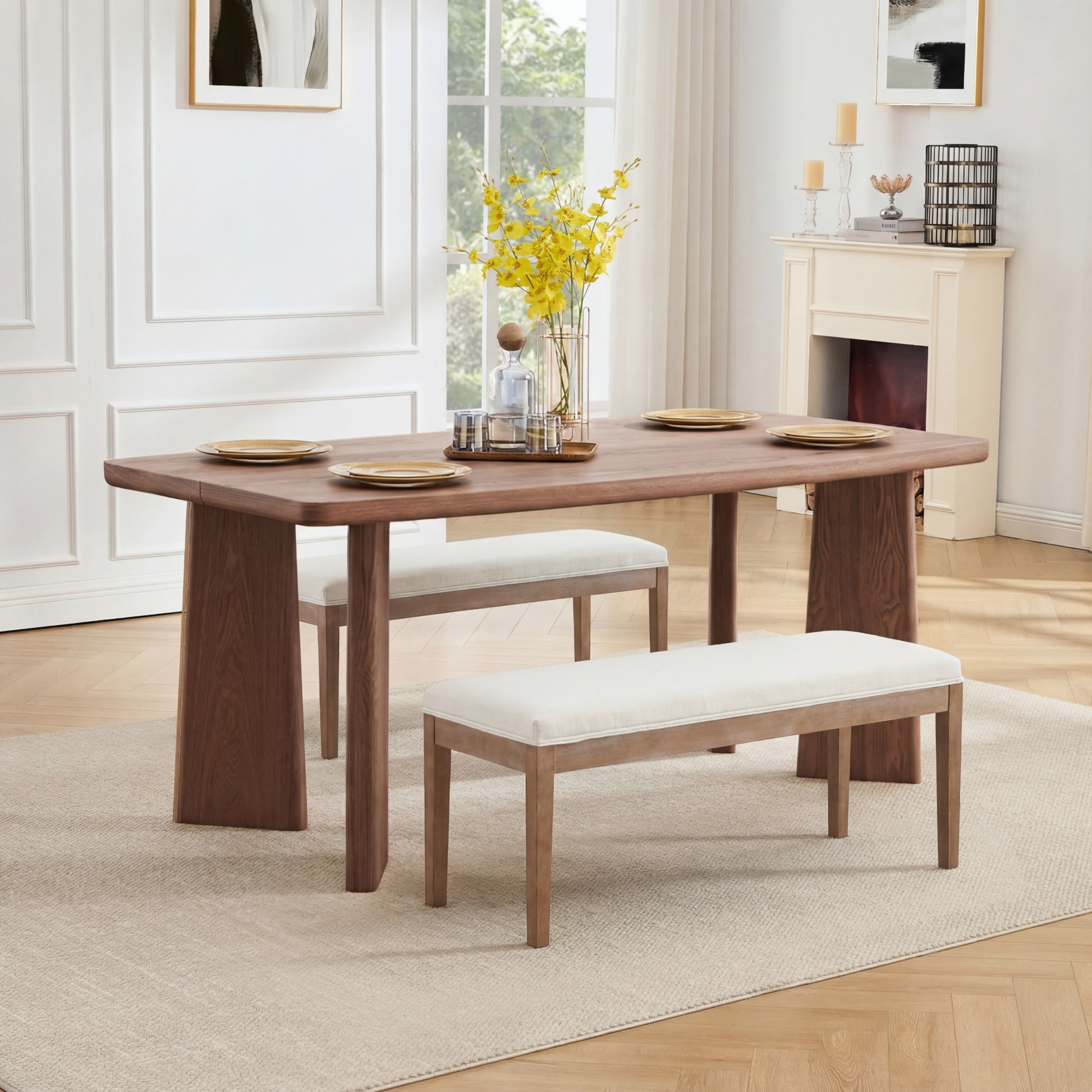 71 '' Rectangle Dining Table Set