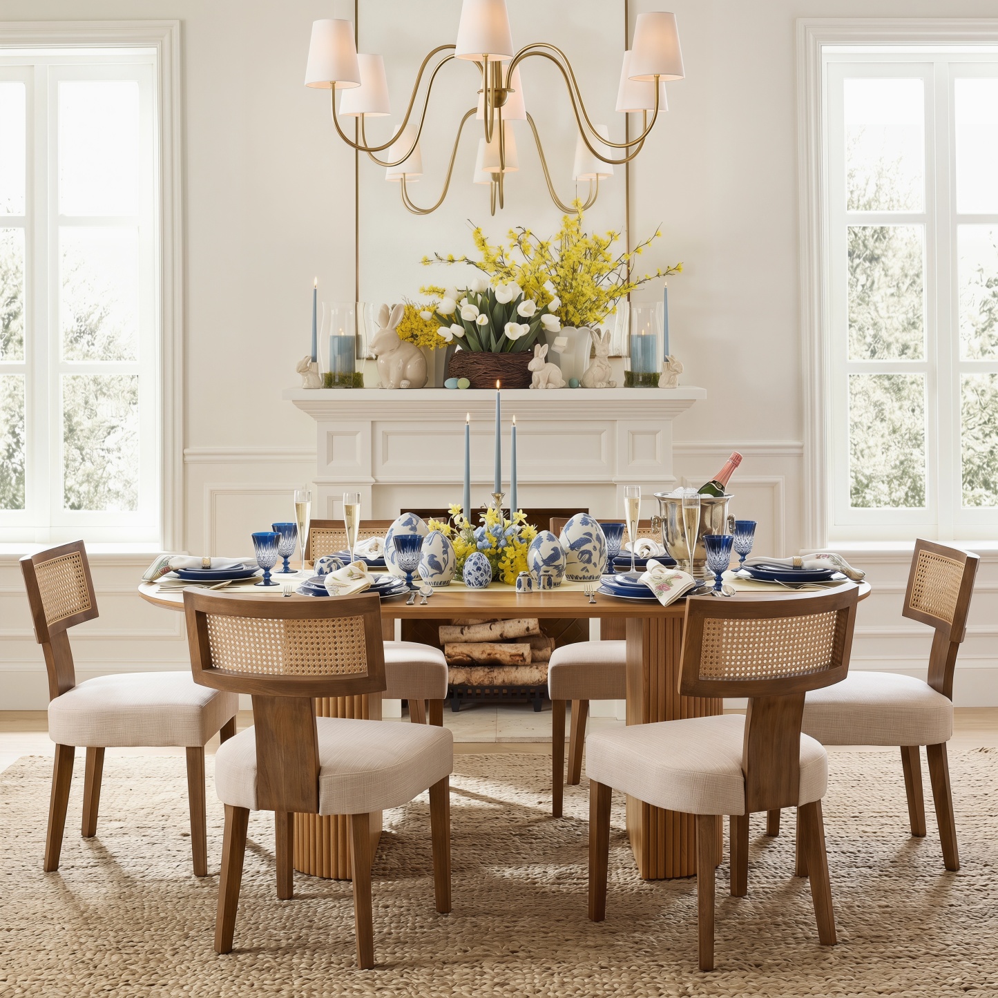 [Copy]Payson Dining Table With Chairs Set