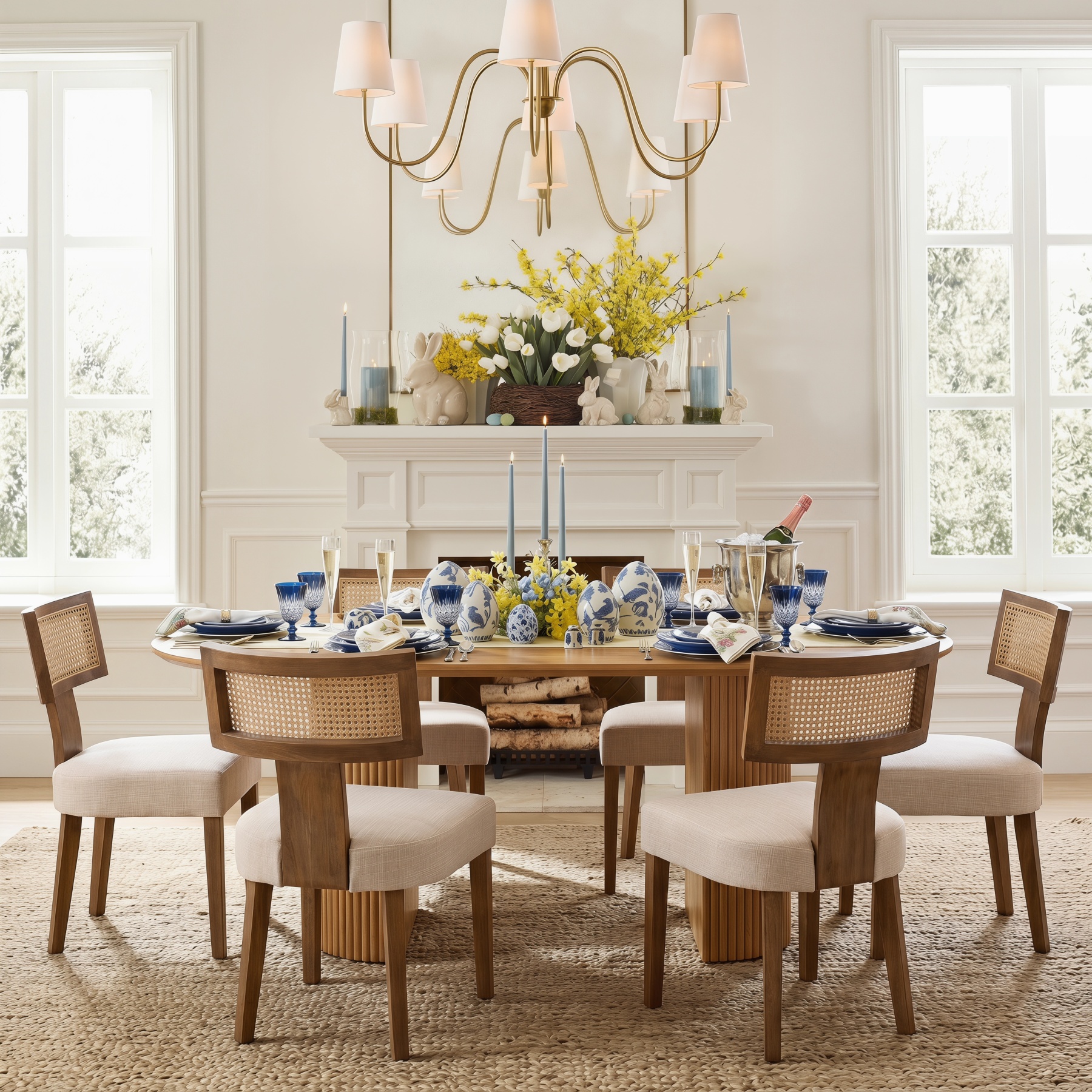 [Copy]Payson Dining Table With Chairs Set