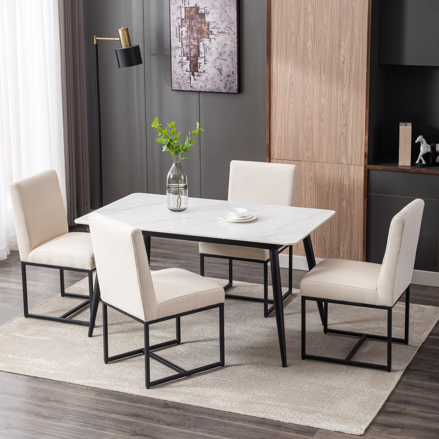 Rectangle Dining Chairs (Set of 2)