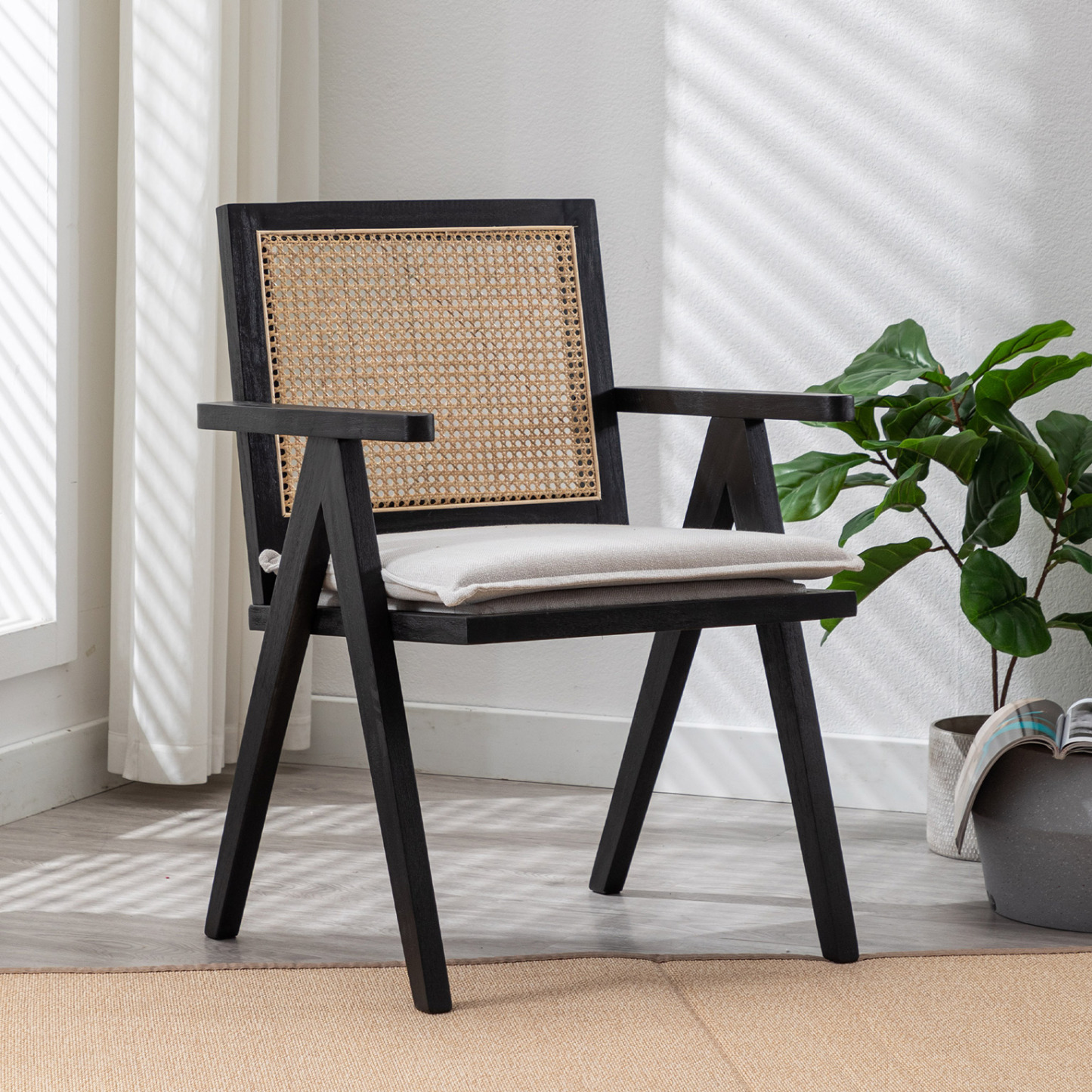Cross Cane Armchair